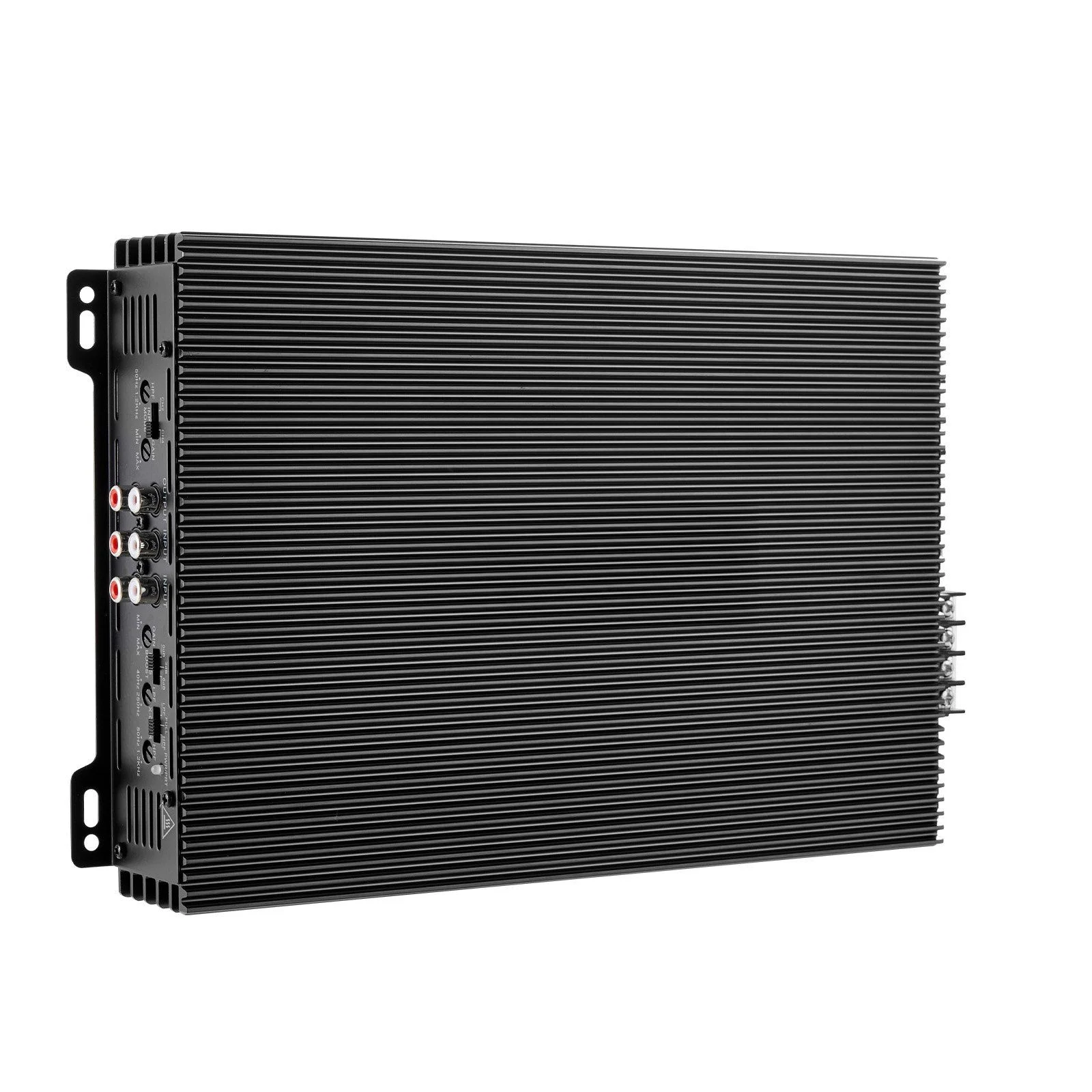 Car Audio Amplifier, 4-Channel Bridgeable Car Amplifier, Multichannel Class AB Stereo Amp, Max. 4 x 200W at 4 Ohms / 4 x 400W at 2 Ohms, High Output, for SUVs, Pickups, and Off-Road Vehicles