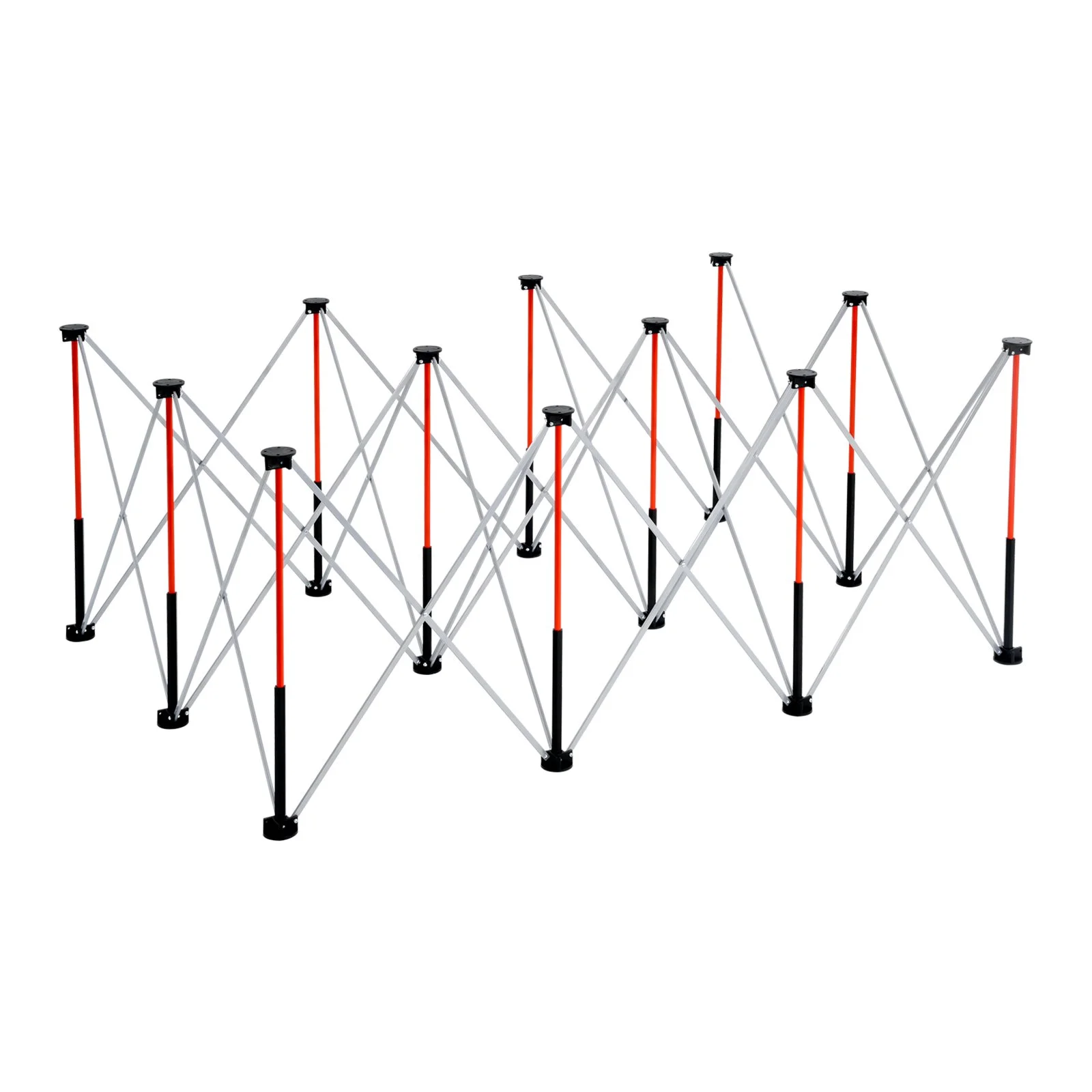 VEVOR Portable Folding Workstand, 1865 x 1261 mm Collapsible Workbench, 2041 kg Weight Capacity, No Assembly Foldable Work Stand with Storage Bag, Table Top NOT Included, for Garage Workshop Outdoor