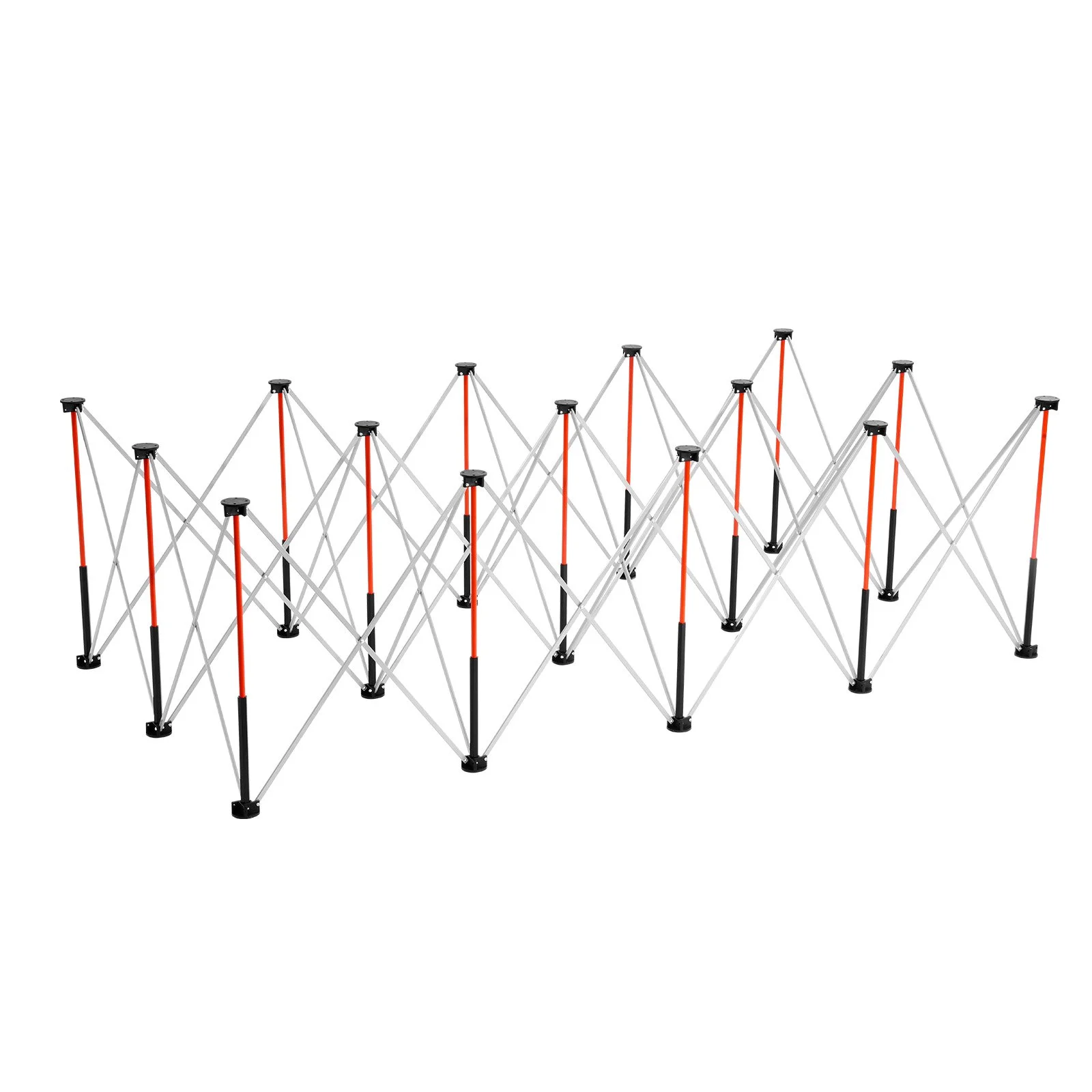 VEVOR Portable Folding Workstand 2455 x 1260 mm Collapsible Work Stand 2724 kg