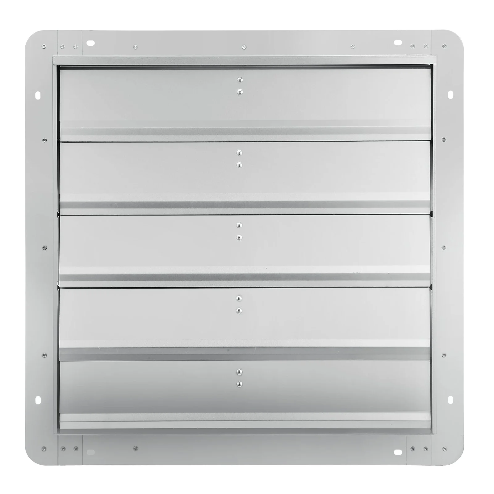 VEVOR Shutter Exhaust Fan, 610 mm High-speed 1400RPM 2892 CFM, Aluminum Wall Mount Attic Fan with AC-motor, Ventilation and Cooling for Greenhouses, Garages, Sheds, Shops