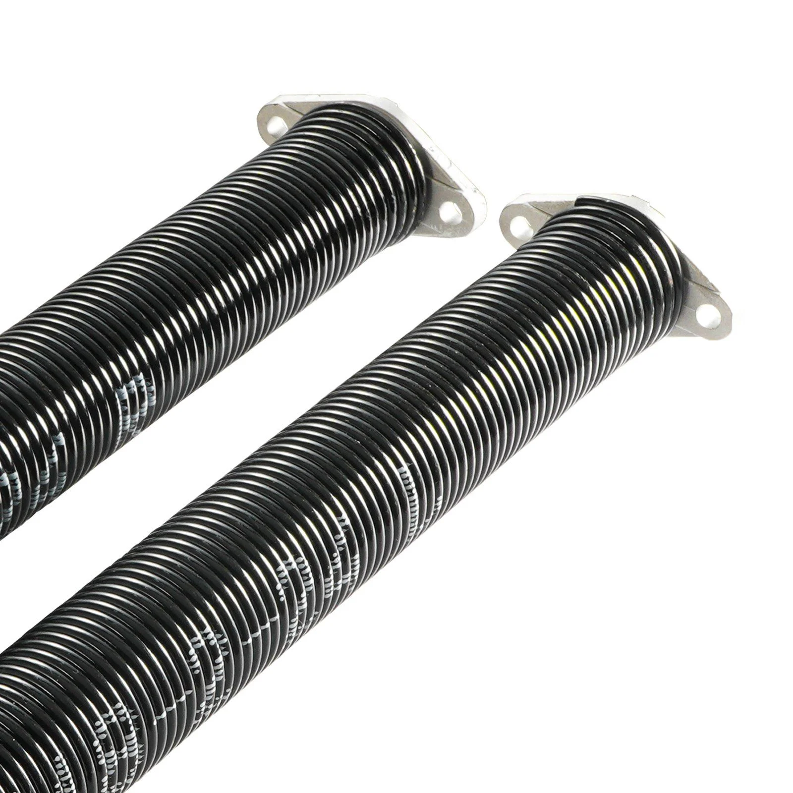 Garage Door Torsion Springs, Pair of 5.54 x 50.8 x 610 mm, 16000 Cycles, Garage Door Springs with Non-Slip Winding Bars, Gloves and Mounting Wrench, Electrophoresis Coated for Replacement