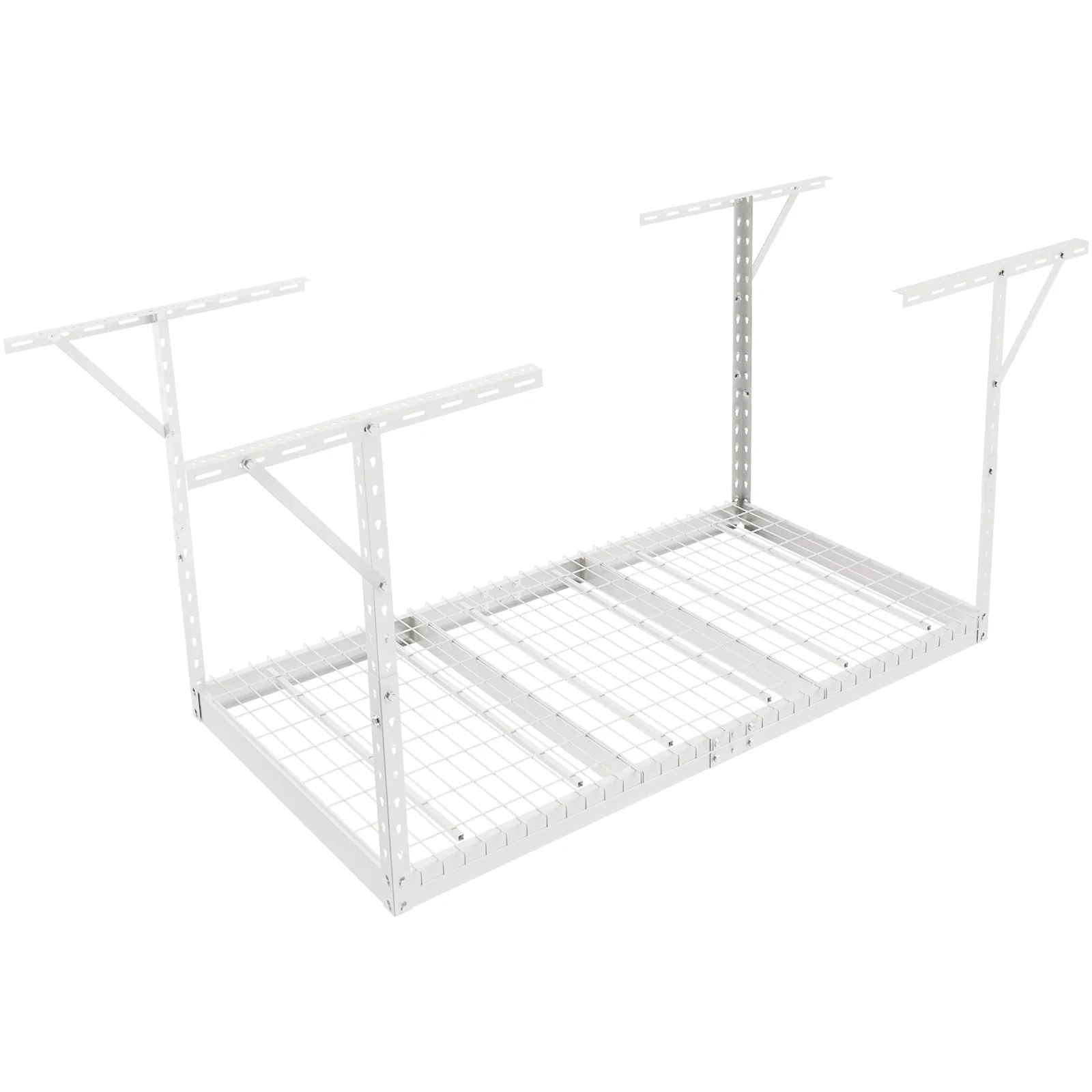 VEVOR Overhead Adjustable Garage Storage Rack 36x72in Ceiling Rack 550lbs White
