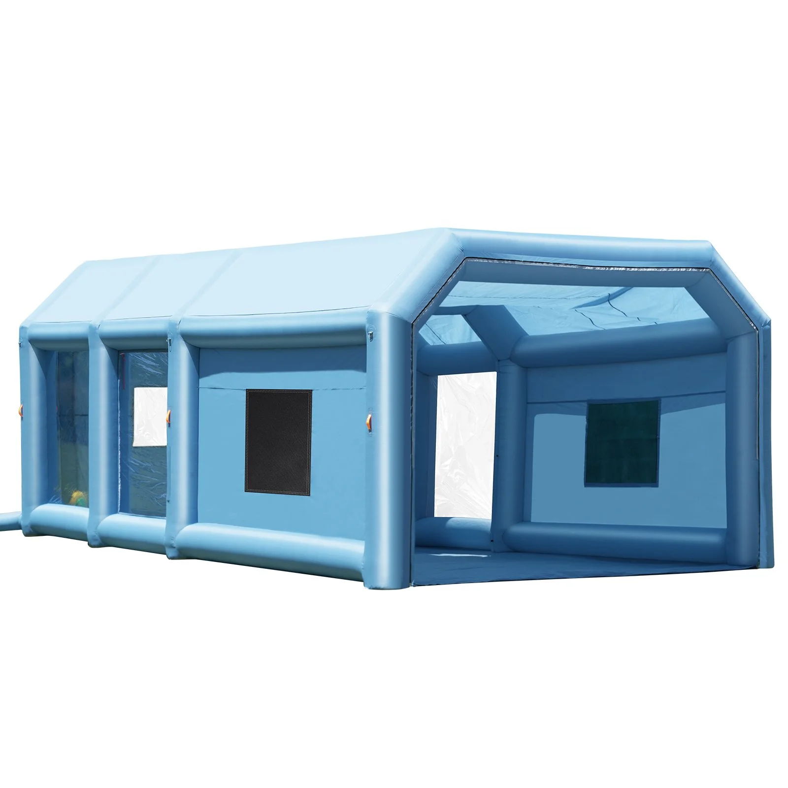 VEVOR Inflatable Paint Booth 29.5x15.7x11.8ft Inflatable Spray Booth 950W+750W