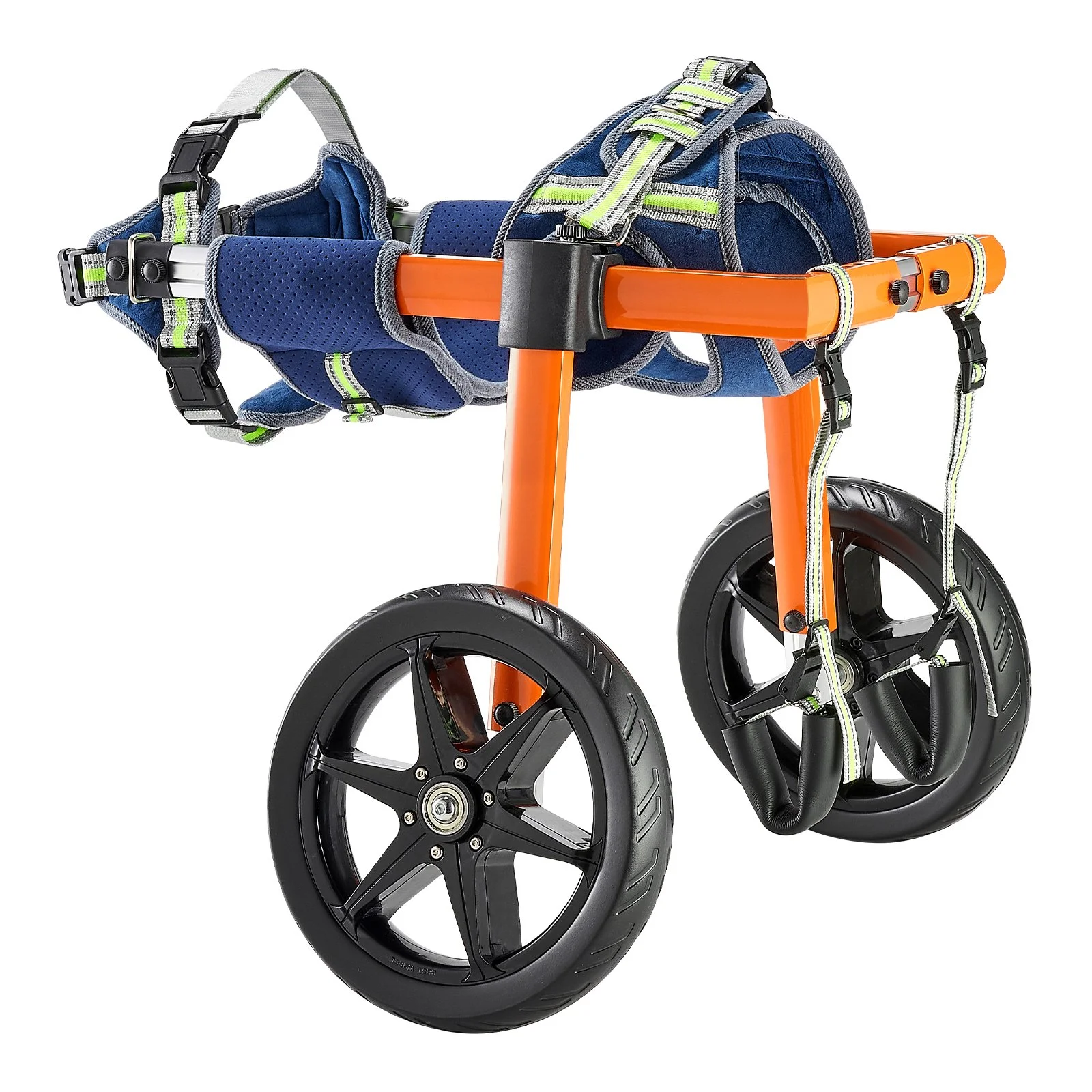 VEVOR Dog Wheelchair for Back Legs, Lightweight 2 Wheels Pet Wheelchair, Height, Width & Length Adjustable, Dog Cart with Shock-Absorbing Wheels, for Injured, Disabled Dogs 15.8-21.7 kg, Medium