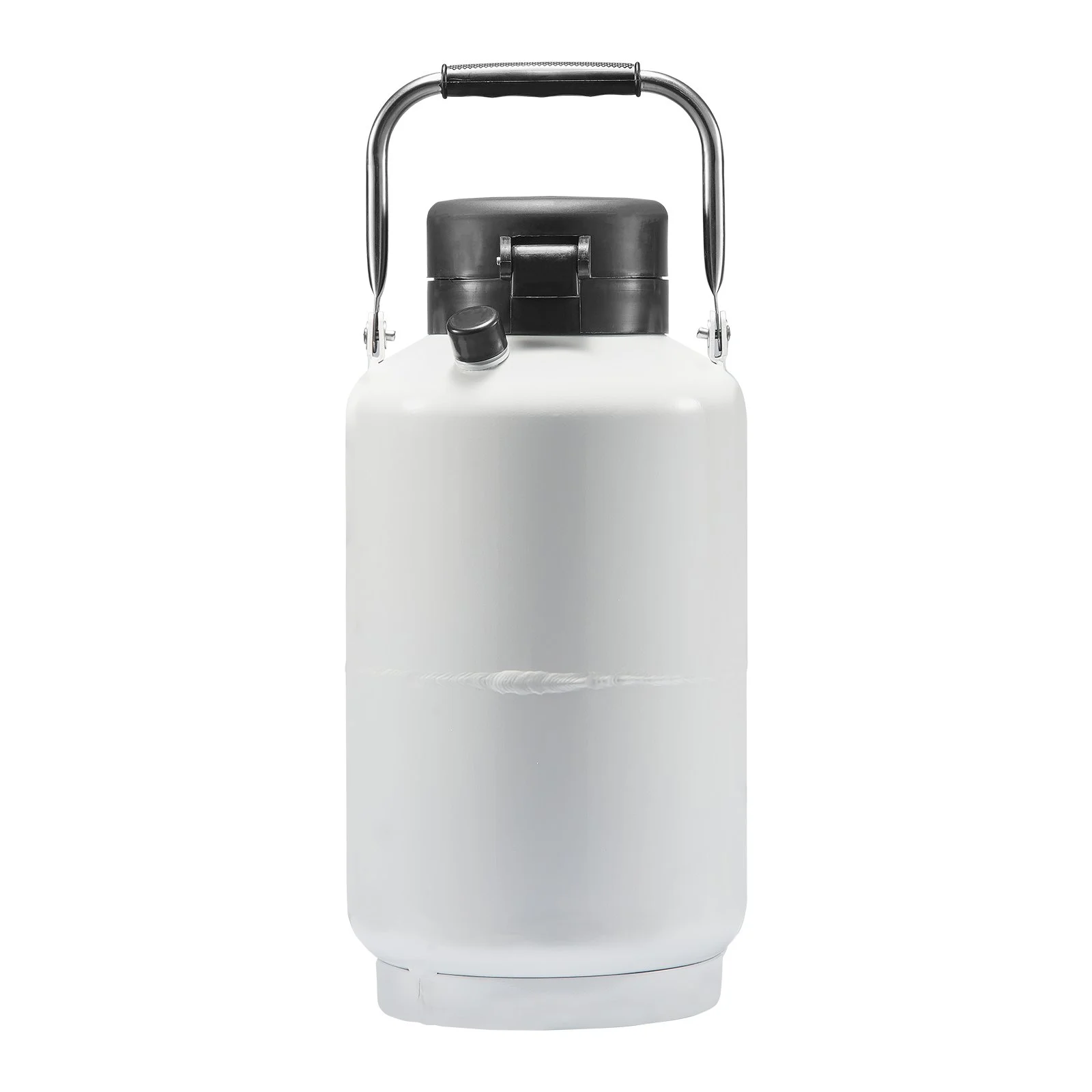 VEVOR Liquid Nitrogen Tank, 3 L Aluminum Alloy Liquid Nitrogen Container, LN2 Tank Dewar with 6 Canisters and Carry Bag with Straps, Cryogenic Tank for Beauty Industry, Semen Preservation, Scientific