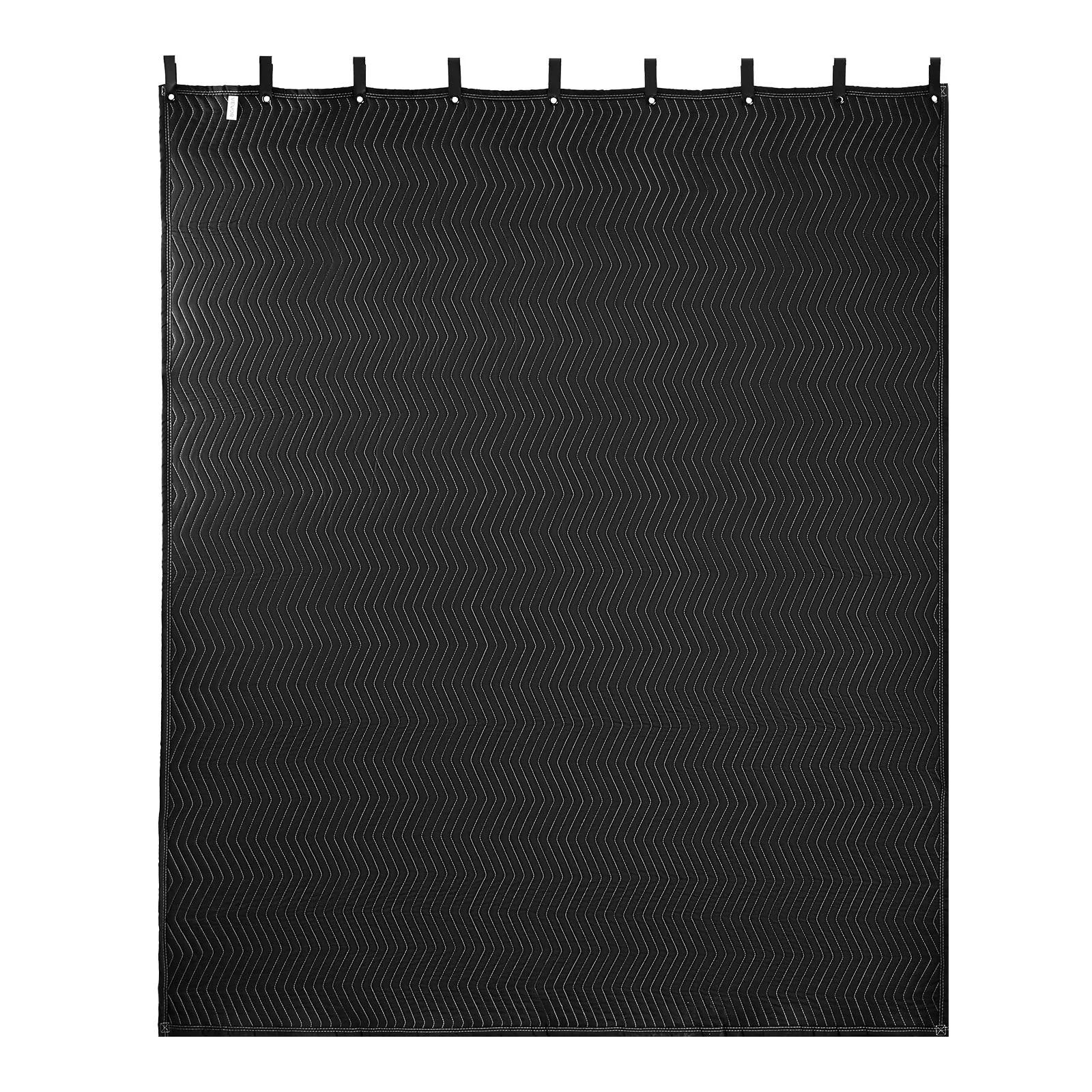 2 Pack Sound Dampening Blankets, 2438 x 2032 mm, Extra Large Soundproof Blanket with Grommets, Studio Grommeted Blanket with Cotton Filling, for Window, Door, Light Blocker, Music Recording