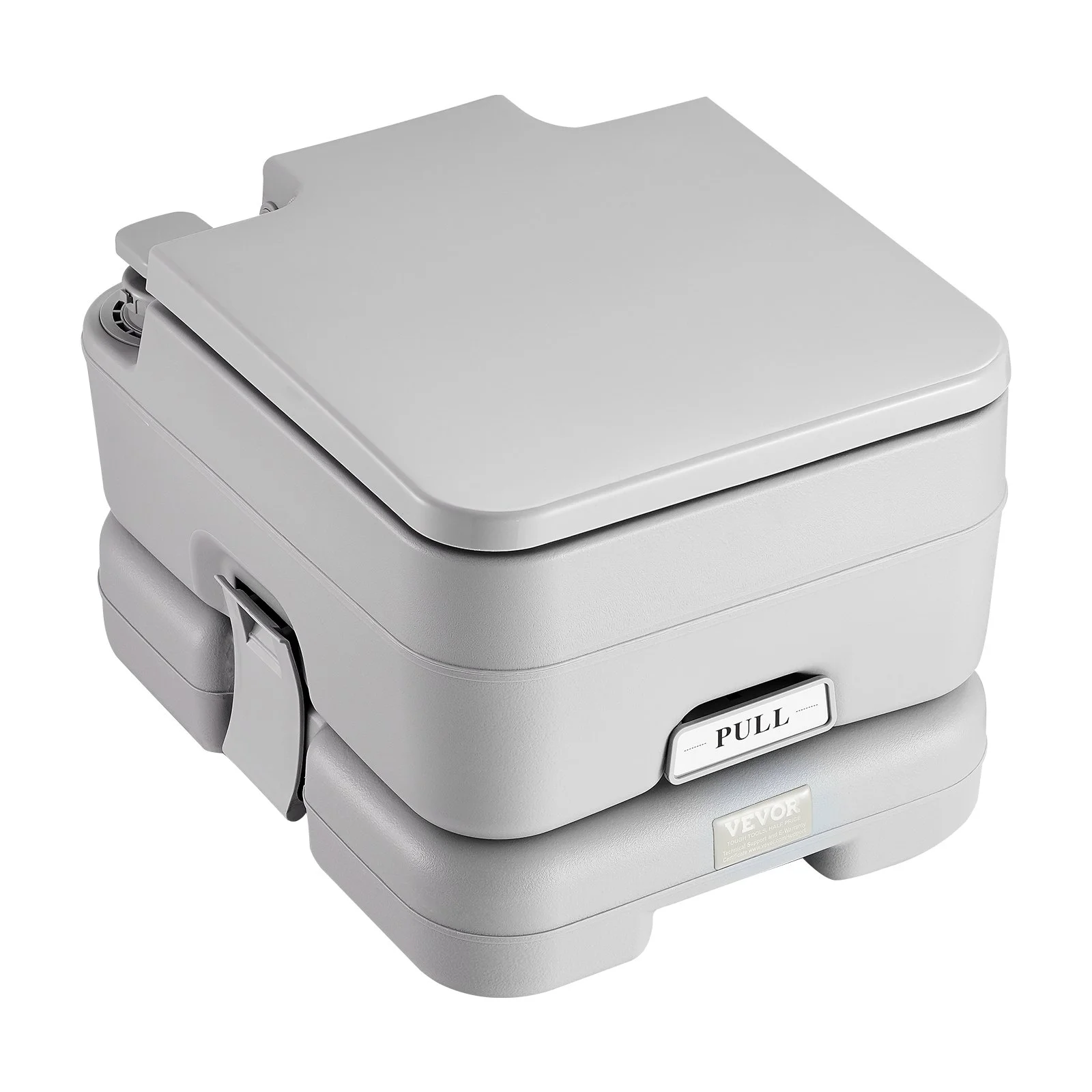 VEVOR Portable Toilet for Camping with Carry Bag, RV Toilet with 3.2 Gal Waste Tank, Push-Button Pressurized Flush Commode, Leak-proof and Odourless Travel Toilet for Adults Kids Camping Car