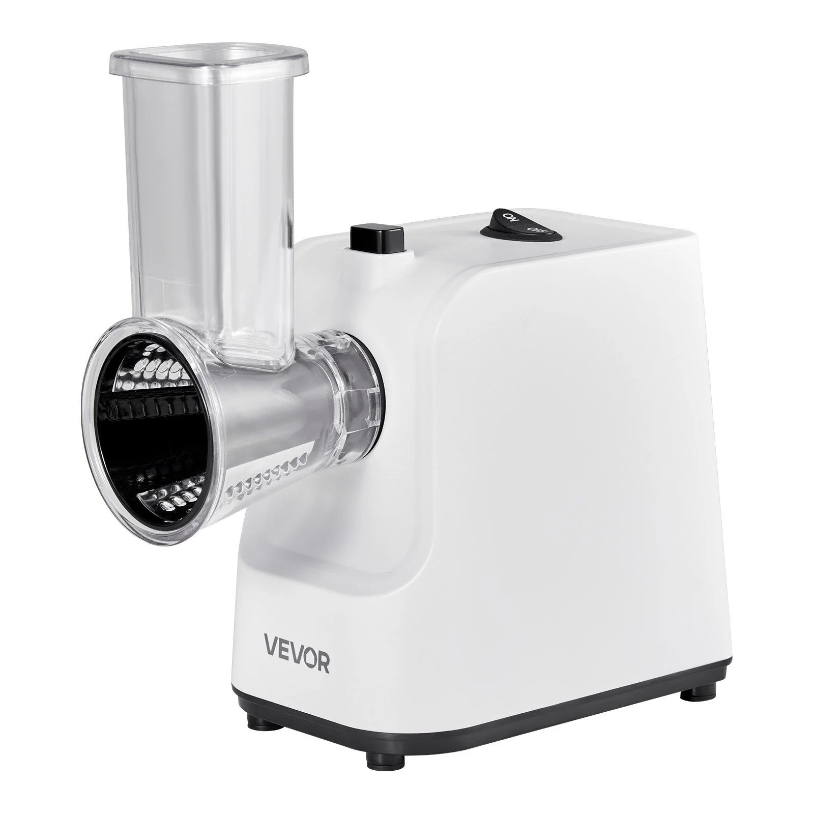 Electric Cheese Grater Salad Maker, 200W Salad Shooter, Electric Vegetable Slicer Shredder Chopper for Fruits with 5 Attachments, Stainless Steel Food Cutter for Vegetables, and Cheeses