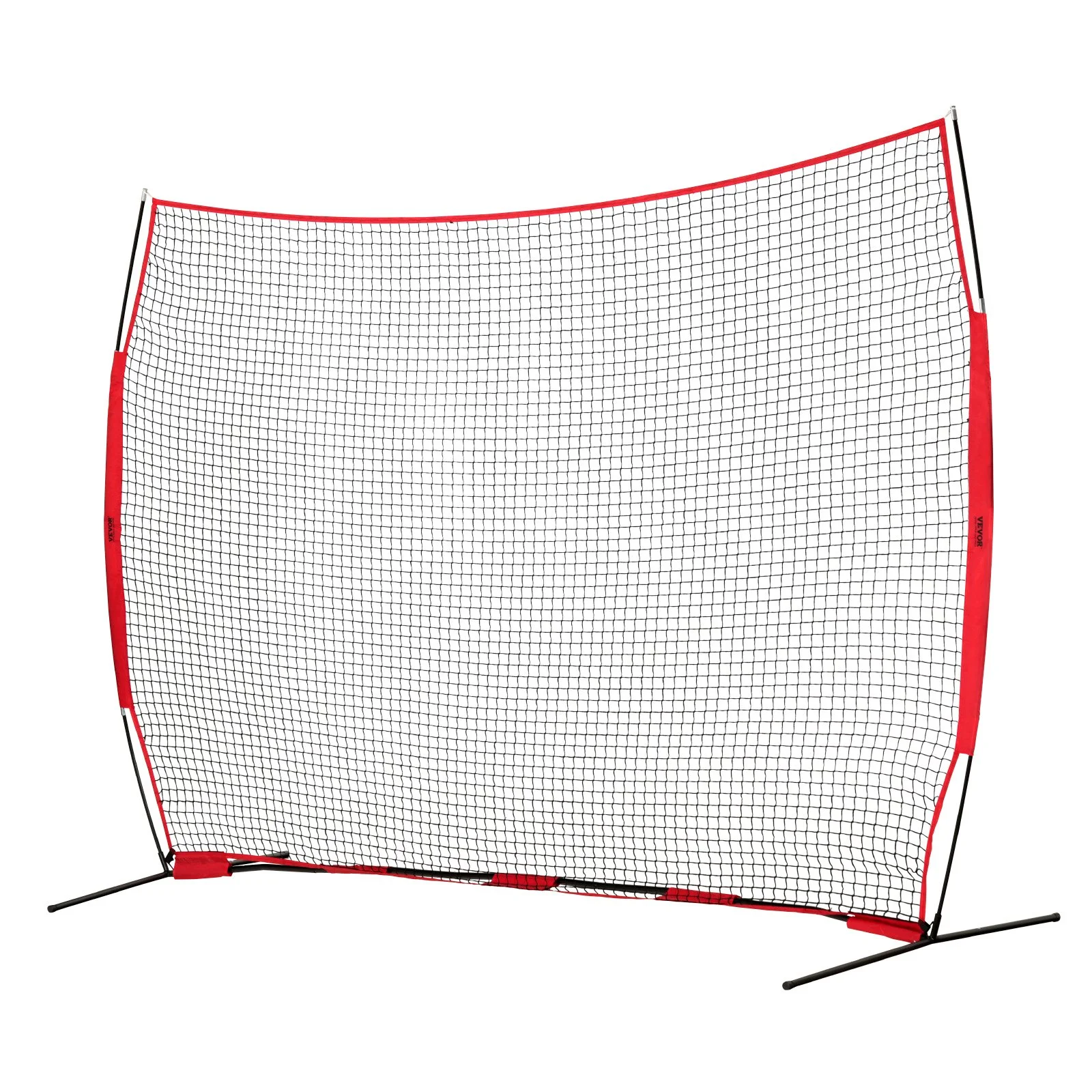 Barricade Backstop Net, 12x9 ft Ball Sports Barrier Netting, Portable Practice Equipment with Carry Bag, Protection Screen for Baseball Softball Lacrosse Soccer Hockey Training, for Backyard