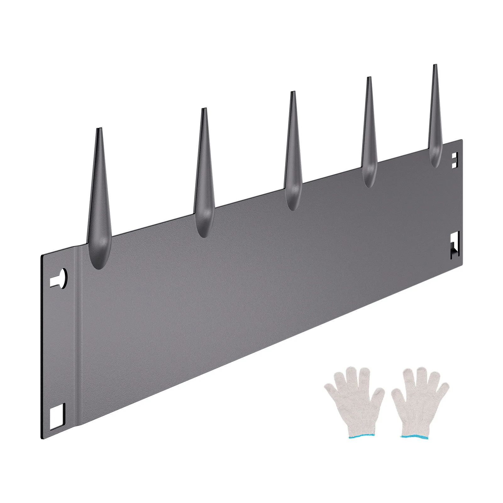 VEVOR Steel Landscape Edging 990 x 207 mm, 5 Pack Bendable Rust-Resistant Garden Border