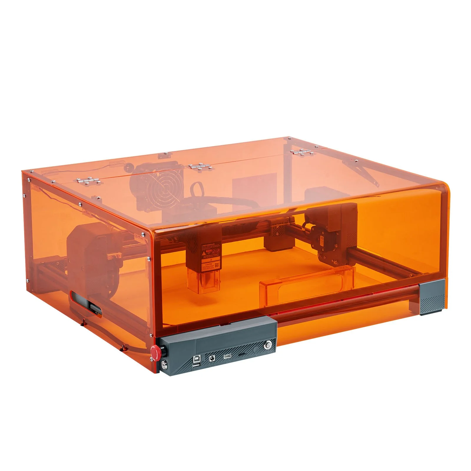 Laser Engraver, 10W, Laser Engraving and Cutting Machine with Enclosure, Laser Cutter Engraver Machine, 300 x 300 mm Working Area, 7000 mm/min, for Wood, Leather, Glass, Certain Metal, Class 1