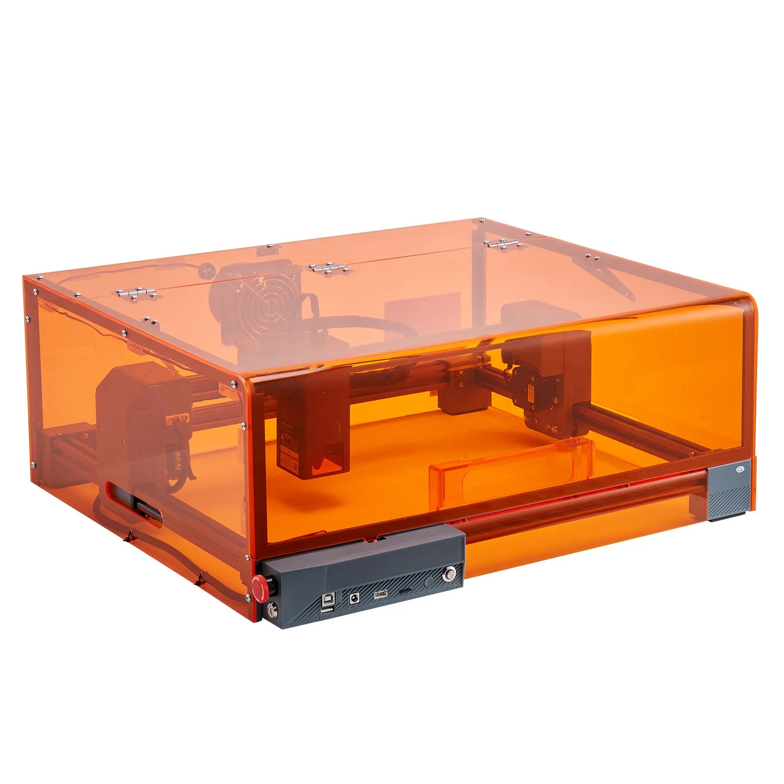 Laser Engraver, 20W, Laser Engraving and Cutting Machine with Enclosure, Laser Cutter Engraver Machine, 7000 mm/min, 300 x 300 mm Working Area, for Wood, Leather, Glass, Certain Metal, Class 1