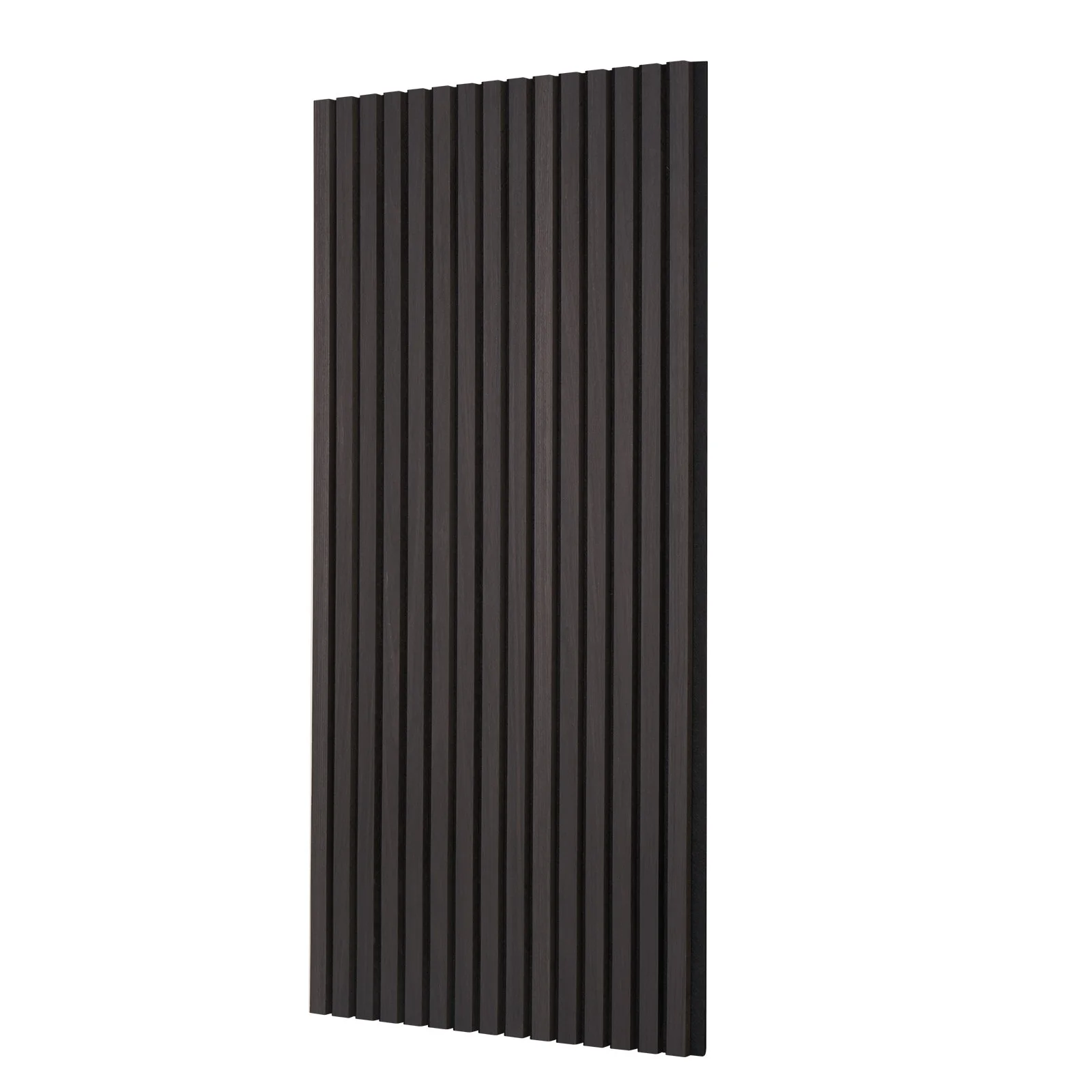 VEVOR Wood Slat Acoustic Panels 23.6 x 47.2 inch for Modern Wall Decor Black Oak