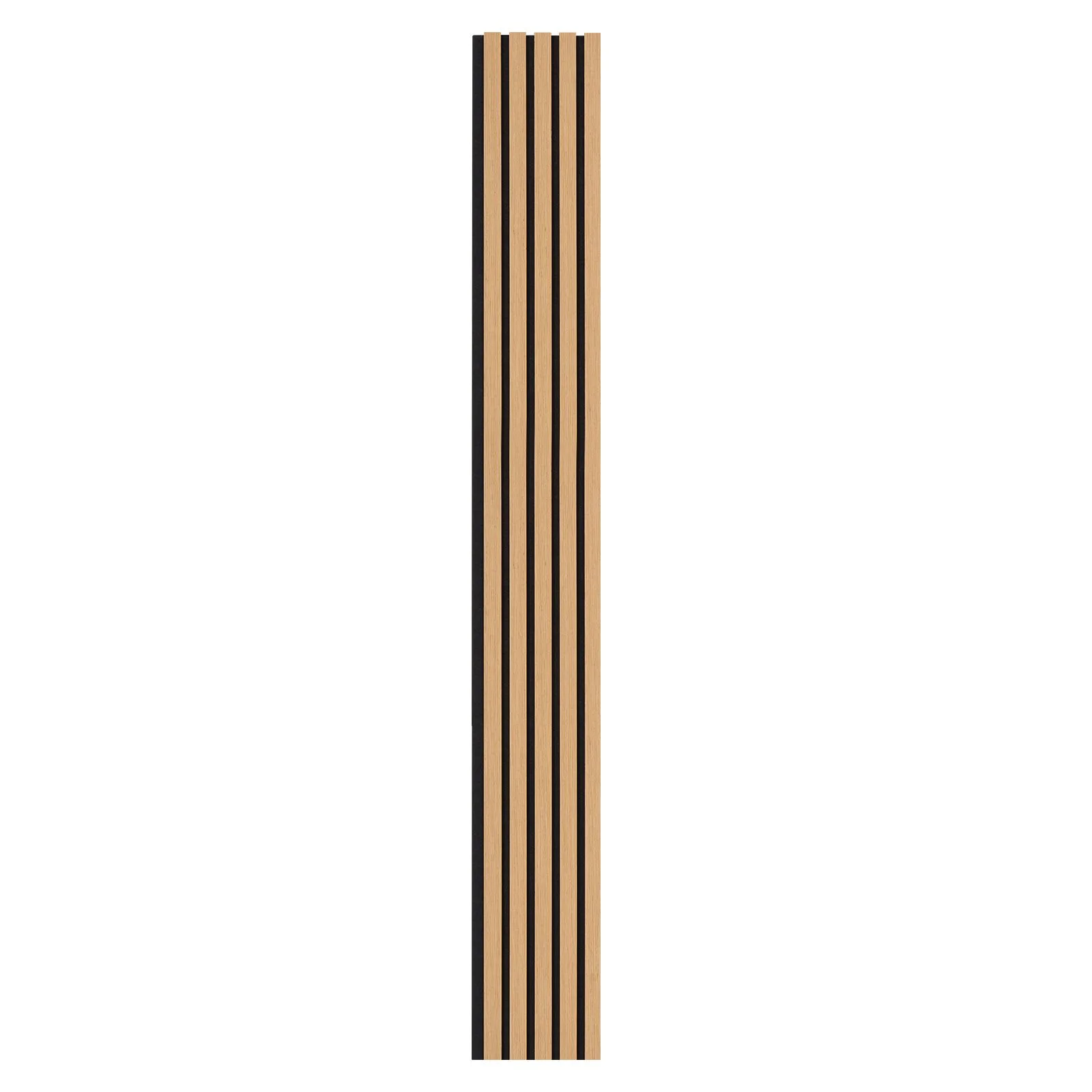 Wood Slat Acoustic Panels, 7.9 x 94.5 inch, MDF Accent Wooden Wall Panels for Modern Interior Wall Decor, Faux Wood Wall Board Panels for Noise Reduction, Light Oak