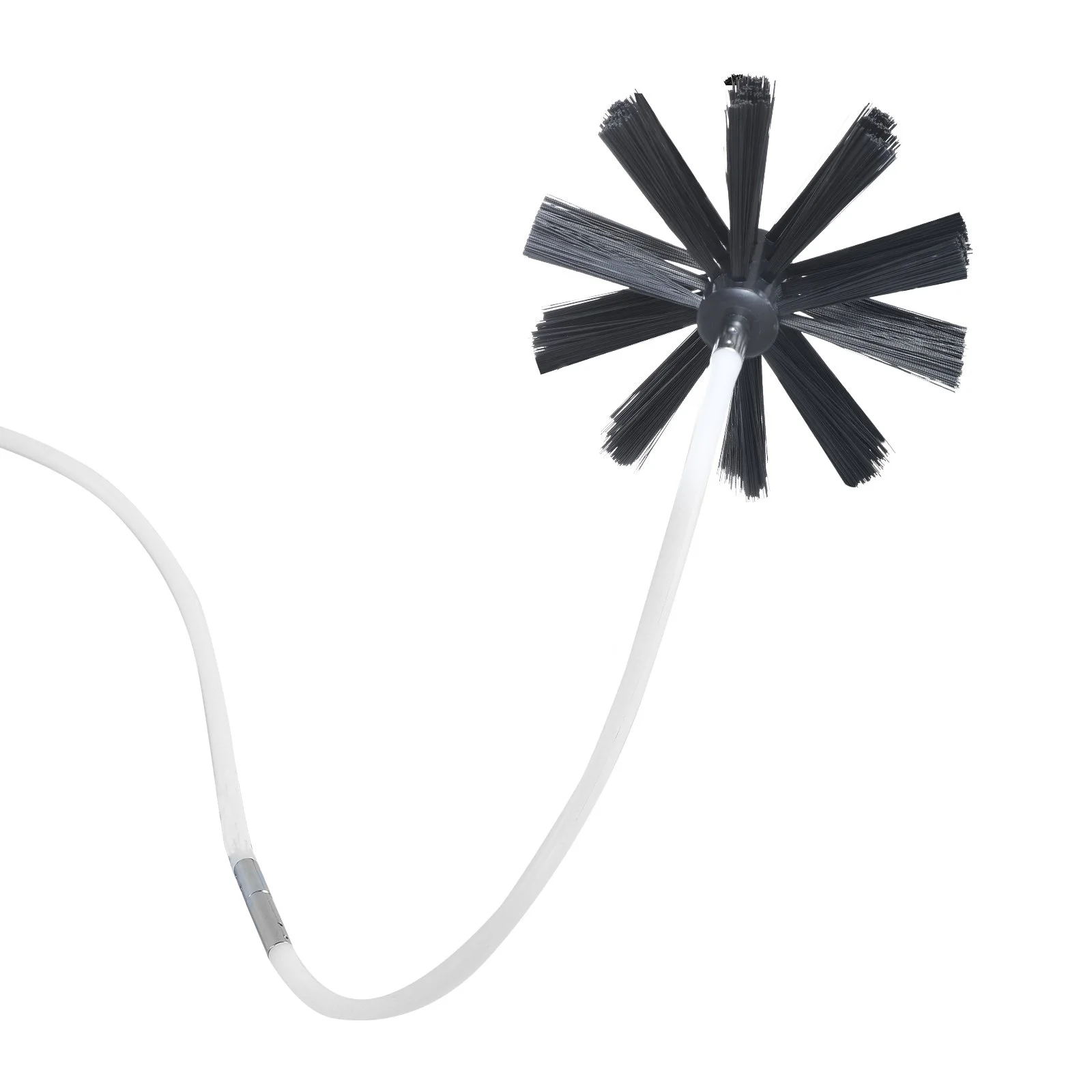 VEVOR 12.2M Dryer Vent Cleaner Kit, 29 Pieces Duct Cleaning Brush, Reinforced Nylon Dryer Vent Brush, Dryer Cleaning Tools Lint Remover with Flexible Lint Trap Brush, Clamp Connectors