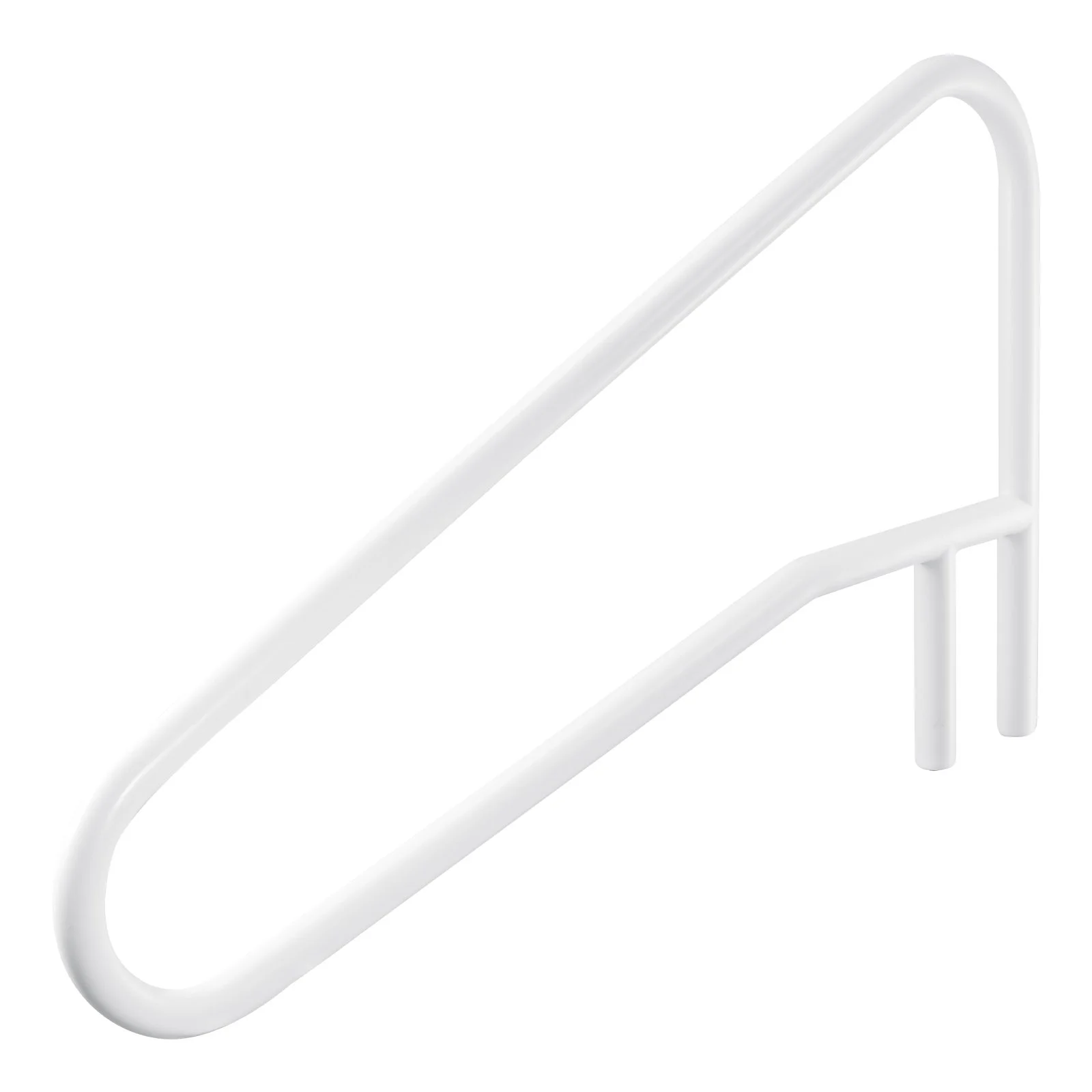 VEVOR Pool Rail, 137.1 x 81.3 cm Pool Handrail, 100kg Load Capacity Heavy Duty Stainless Steel Swimming Handrail, Seamless Welding, Recessed or Base Mount, for Poolside, Water Parks, Spa Centers