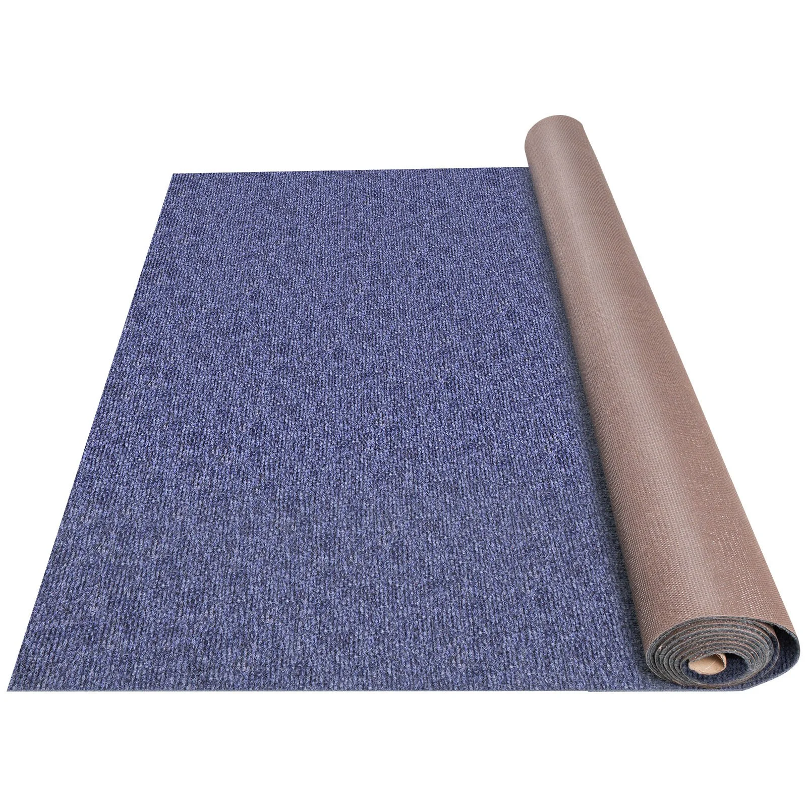 VEVOR Indoor Outdoor Rug Carpet Blue 6x18ft Area Rugs Runner for Patio Deck, 1.8*5.5m
