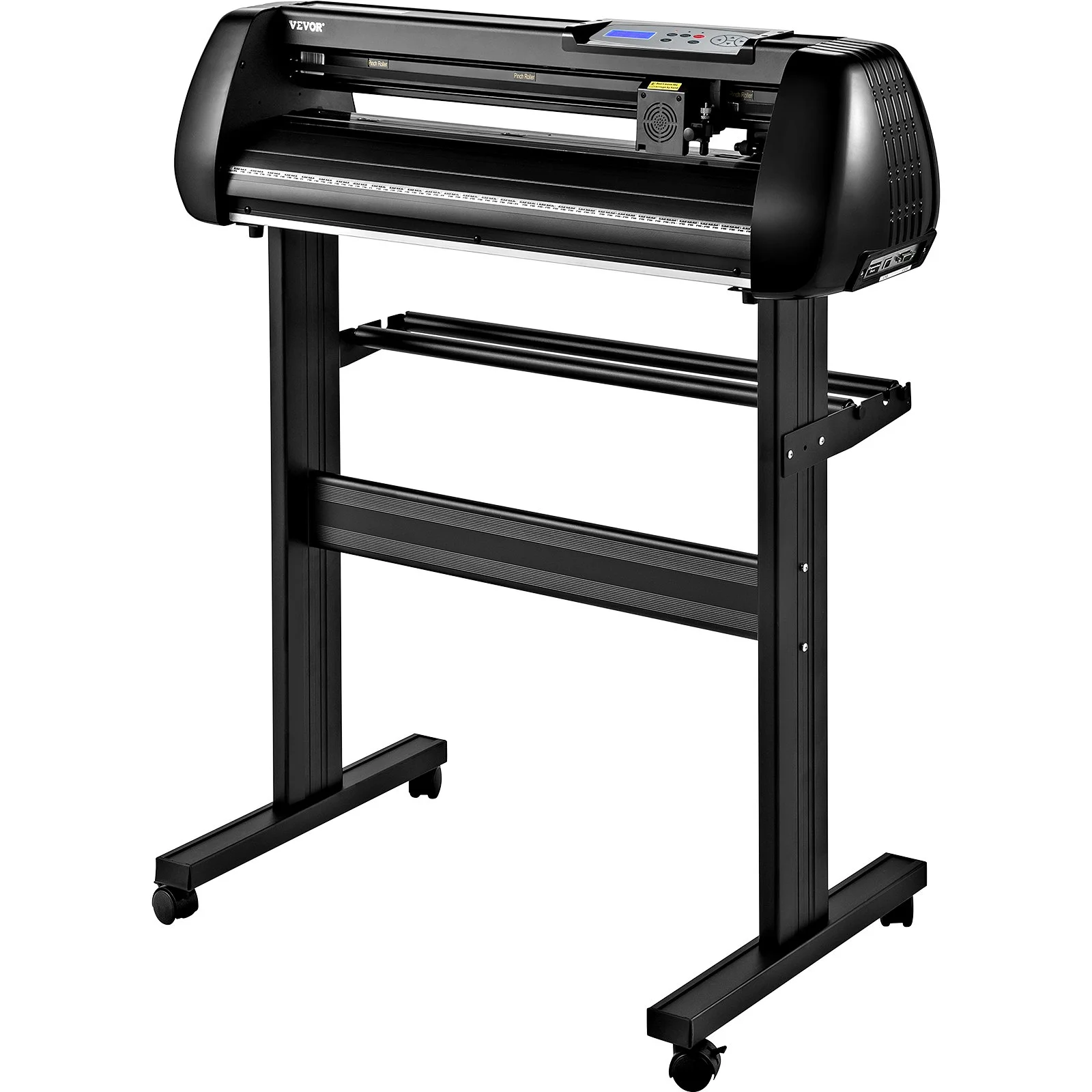 VEVOR Vinyl Cutter Machine, 34inch Cutting Plotter, Offline Cutting Machine Kit Mobile Bluetooth, Precise Roller Shaft High Accuracy Adjustable Speed & Force, DIY SignMaster Software Blade for Windows
