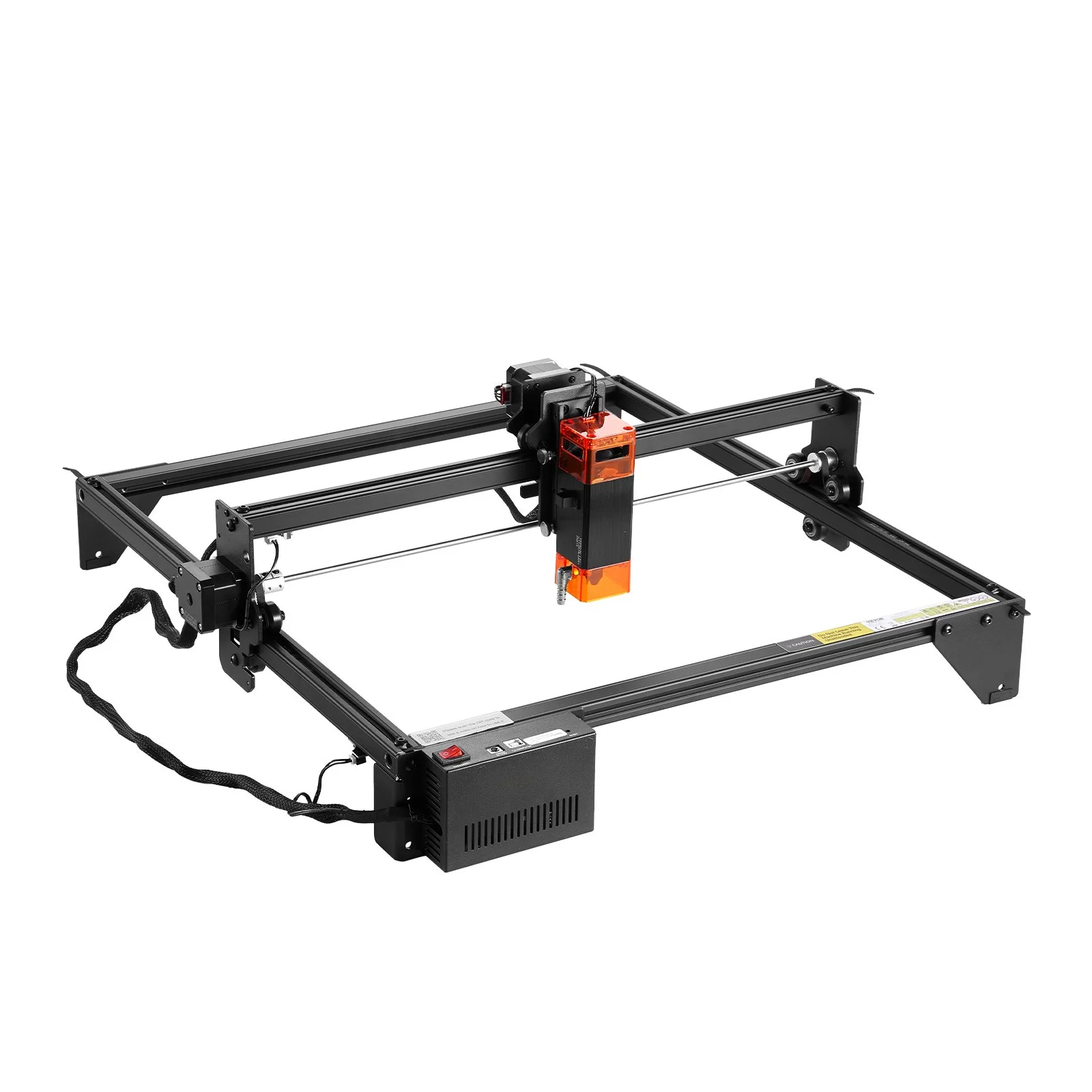 VEVOR Laser Engraver, 5W Output, Laser Engraving Cutter Machine, 14.9 x 15.7 in/38 x 40 cm Working Area, 10000 mm/min Movement Speed, Compressed Spot with Eye Protection, for Wood, Certain Metal