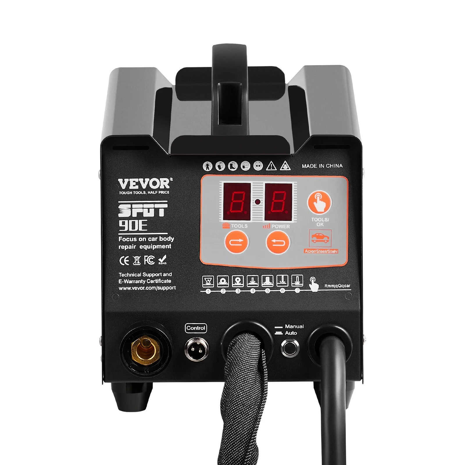 VEVOR Spot Welder Dent Puller 3KW Stud Welder Dent Repair Kit with 2 Welding Gun