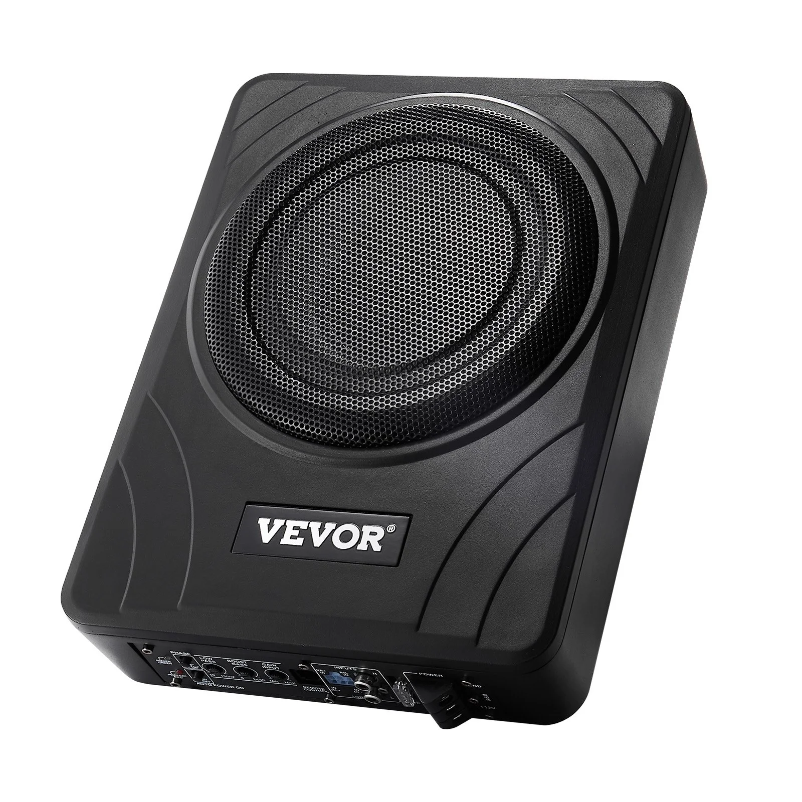 VEVOR 8" 300W Under Seat Car Subwoofer Slim Powered Car/Truck Subwoofer System