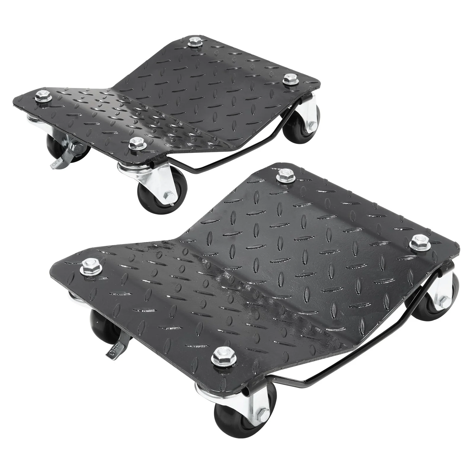 VEVOR Car Dolly Wheel Tire Dolly 2 PCS Heavy Duty Skate Auto Repair Dolly 3000LB