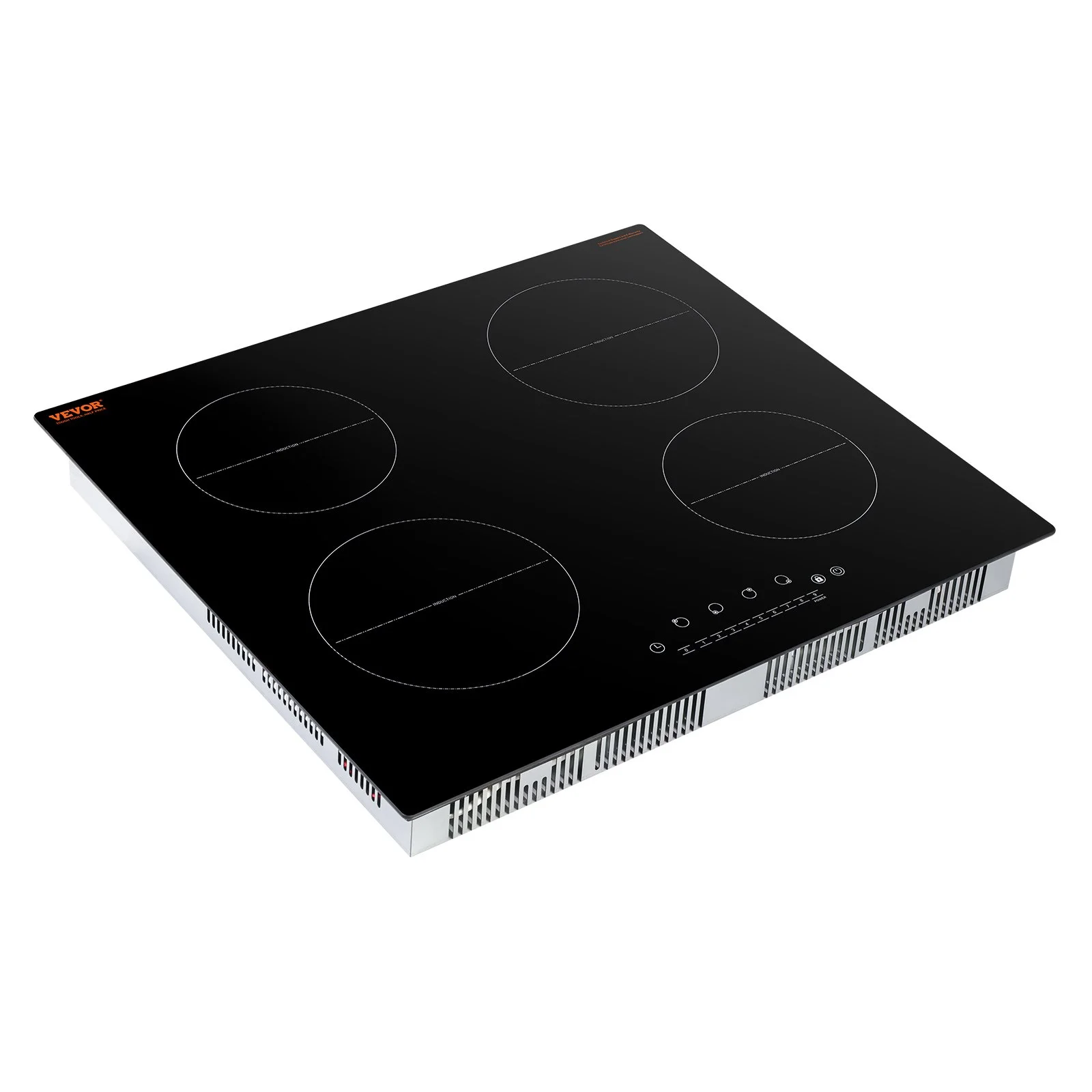 VEVOR 6000W 4 Burner Induction Cooktop Electric Countertop Burner Touch Control