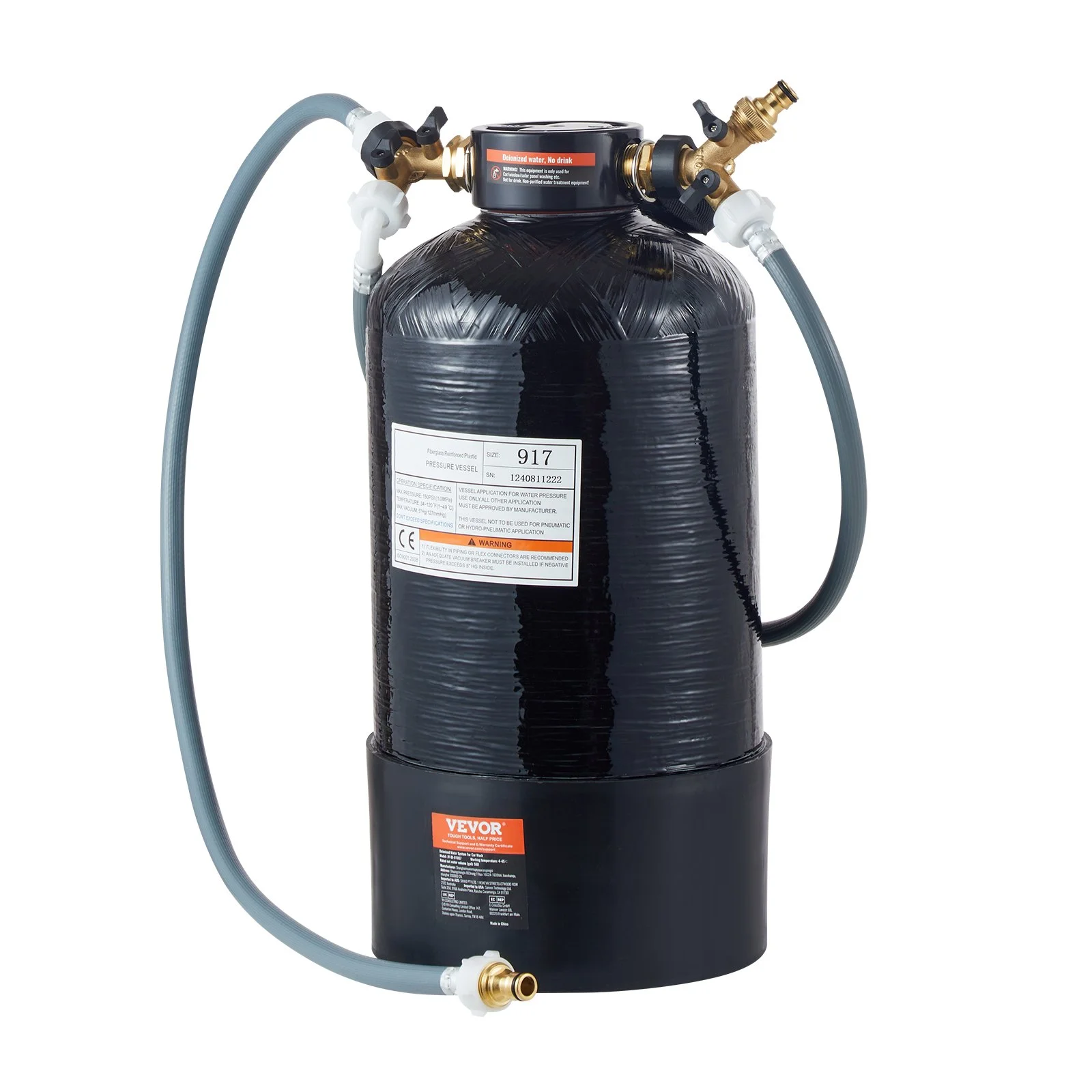 VEVOR Spotless Deionized Water System Car Wash System with Handheld TDS Meter