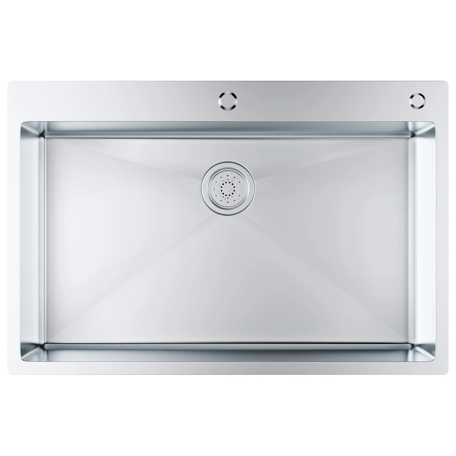 VEVOR Kitchen Sink, 304 Stainless Steel Drop-In Sinks, Top Mount Single Bowl Basin with Accessories(Pack of 3), Household Dishwasher Sinks for Workstation, RV, Prep Kitchen, and Bar Sink, 33 inch