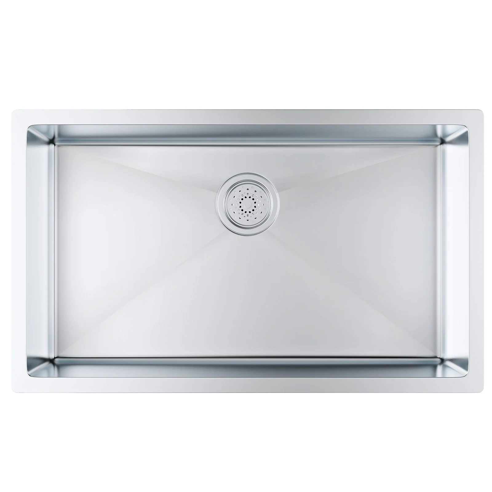 VEVOR Kitchen Sink, 304 Stainless Steel Drop-In Sinks, Undermount Single Bowl Basin with Accessories(Pack of 3), Household Dishwasher Sinks for Workstation, RV, Prep Kitchen, and Bar Sink, 30 inch