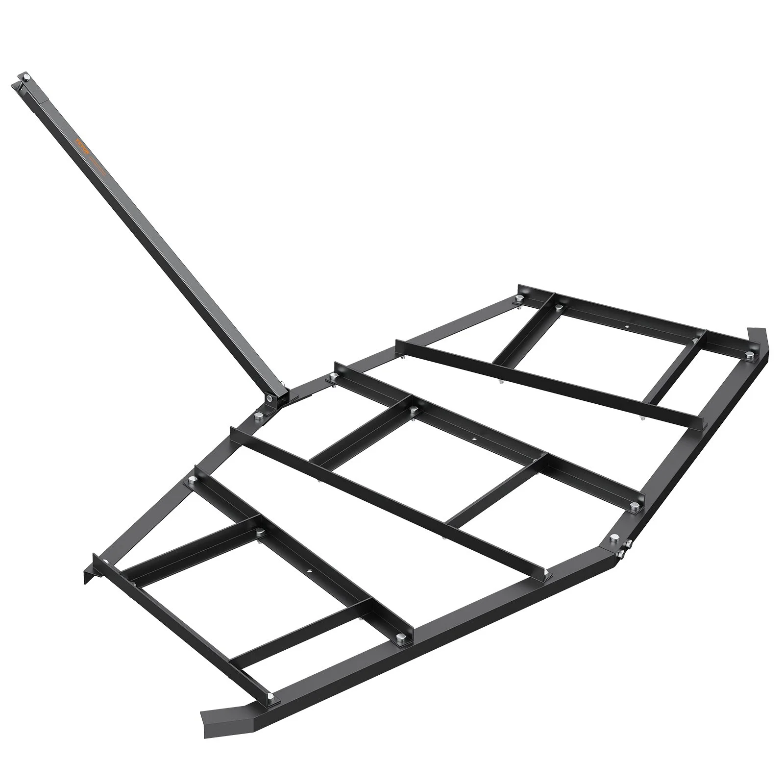 Driveway Drag, 84" Width Tow Behind Drag Harrow, Q235 Steel Driveway Grader with Adjustable Bars, Support up to 50 lbs, Driveway Tractor Harrow for ATVs, UTVs, Garden Lawn Tractors