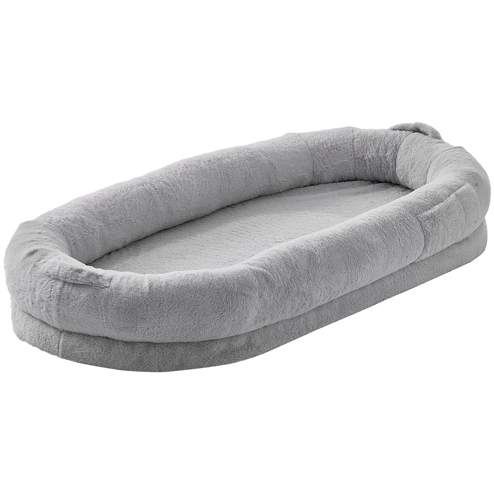 VEVOR Human Dog Bed 1720x890x250 mm Human Size Dog Bed Washable Faux Rabbit Fur
