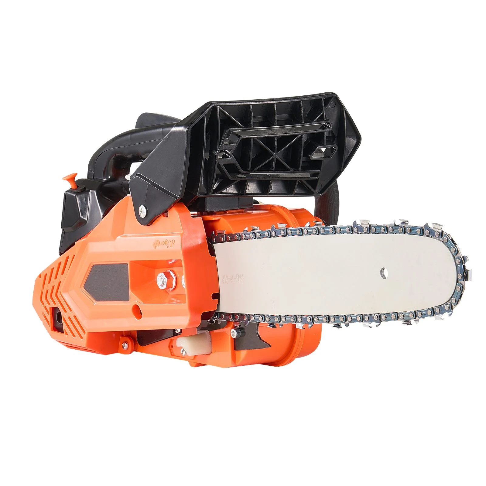 VEVOR 25 cc Gas Chainsaw, 305 mm Gas Powered Chainsaw, 0.75 kW Power Chain Saw with Non-Slip Handle, Gas-Powered Chainsaws with Dual Fuel Tanks, For Wood Cutting, Tree Trimming, and Land Clearing