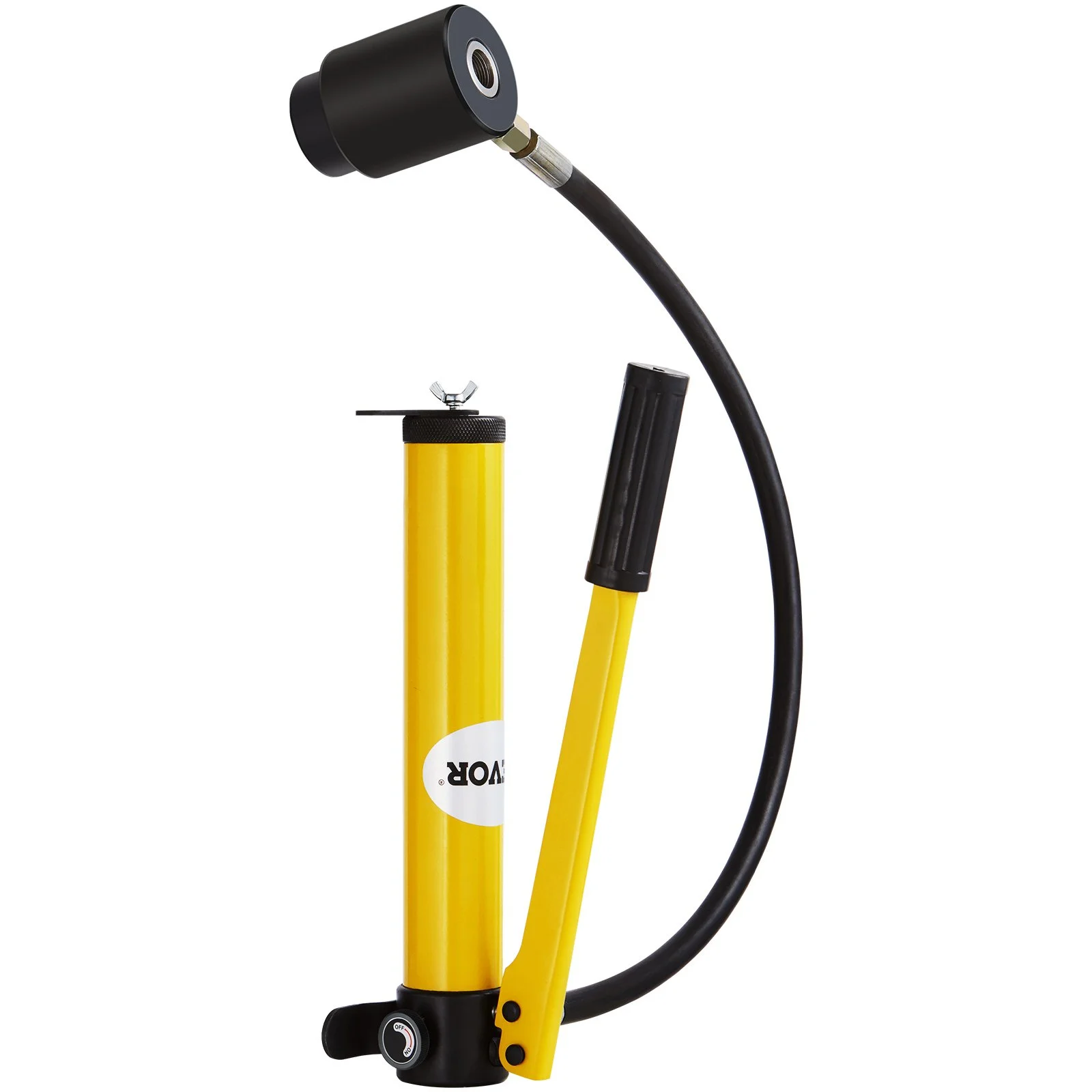 VEVOR 10 Ton Hydraulic Knockout Punch Kit, 1/2" to 2" Conduit Hole Cutter Set, KO Tool Kits with Puncher 6 Piece, Metal Sheet Driver Tools, For Aluminum, Brass, Stainless Steel, Fiberglass and Plastic