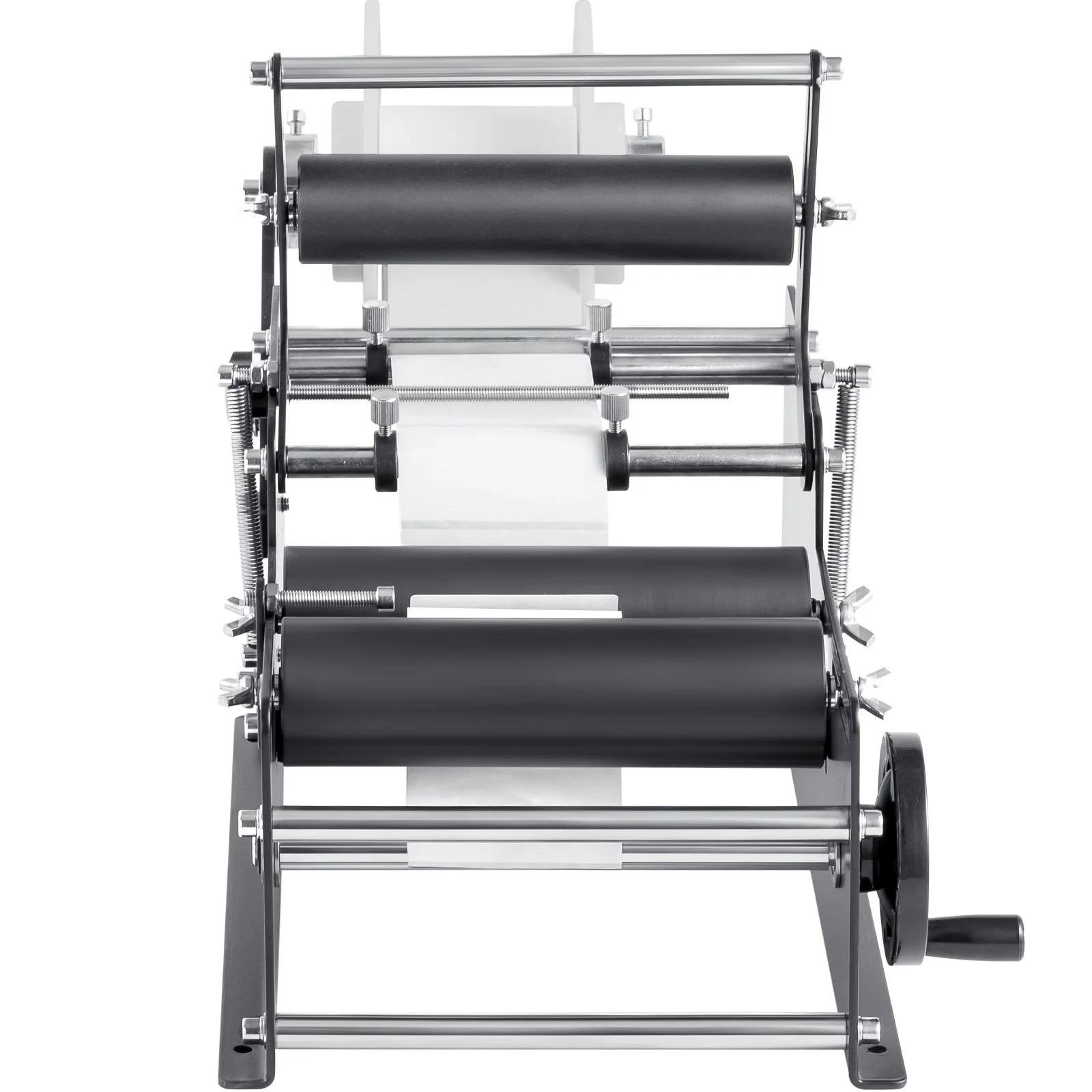 VEVOR Manual Round Labeling Machine, 15-20pcs/min, Bottle Label Applicator for Round Bottles, Adjustable Manual Round Bottle Labeler Suitable for Round Bottle Diameter 20-120 mm (with Pressing Bar)