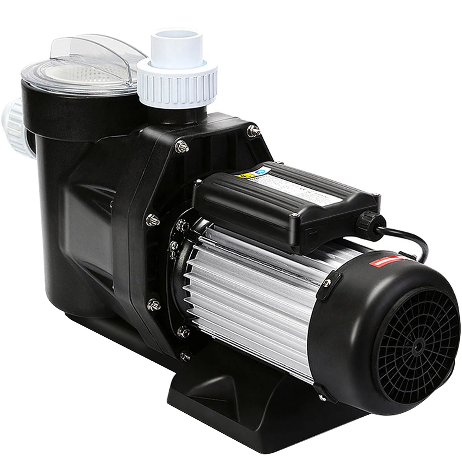 Swimming Pool Filter Pump 2.5HP, 1850W Swimming Pool Pump 148GPM, Single Speed Filter for Spa Water Circulation Above Ground Apply Swimming Pool, Bathtub