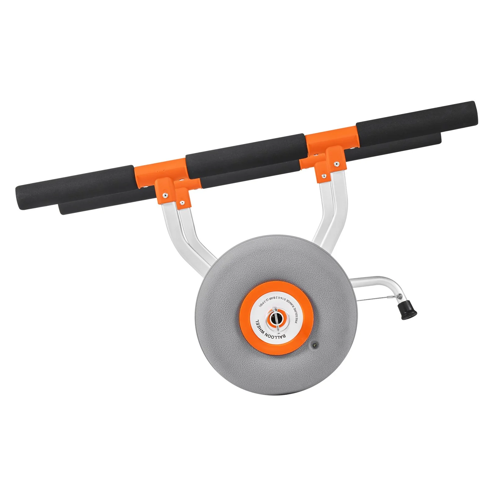 VEVOR Kayak Cart, 158.8 kg Load Capacity, Kayak Trolley with 30.5 cm Inflatable PU Tires & 2 Straps, Assembles & Disassembles Within Seconds, Paddle Board Trolley for Carrying Kayaks and Canoes