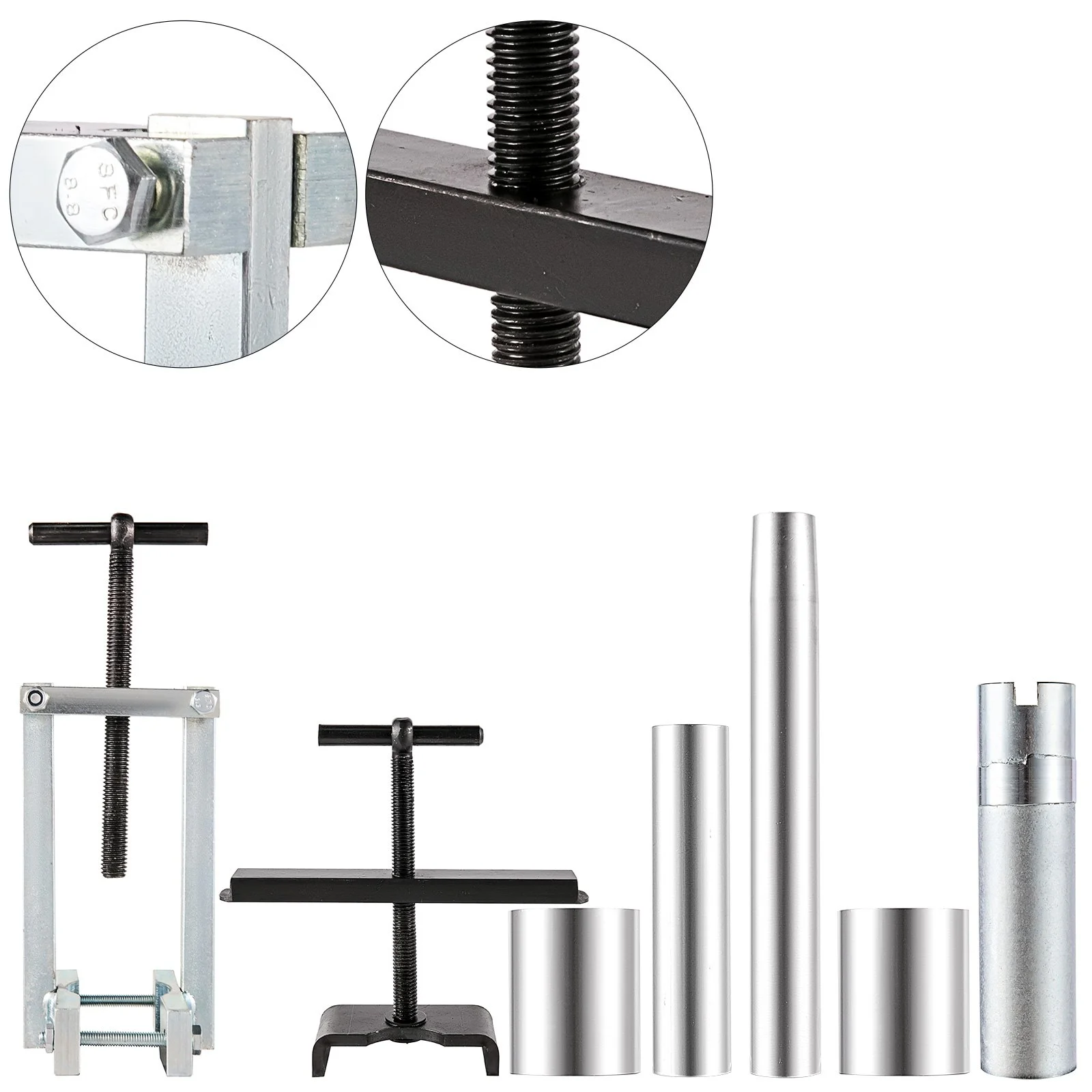 VEVOR Turbine Shaft, 6pcs Pump Stator Seal Ring Tools, Spring Compressor, Pump Puller Kit, Bushing Sizer Rotor Aligner, Pump Stator Seal Ring and Re-Sizer Kit for Thm700-R4 (Md8), 4L60, 4L60E, 4L70E