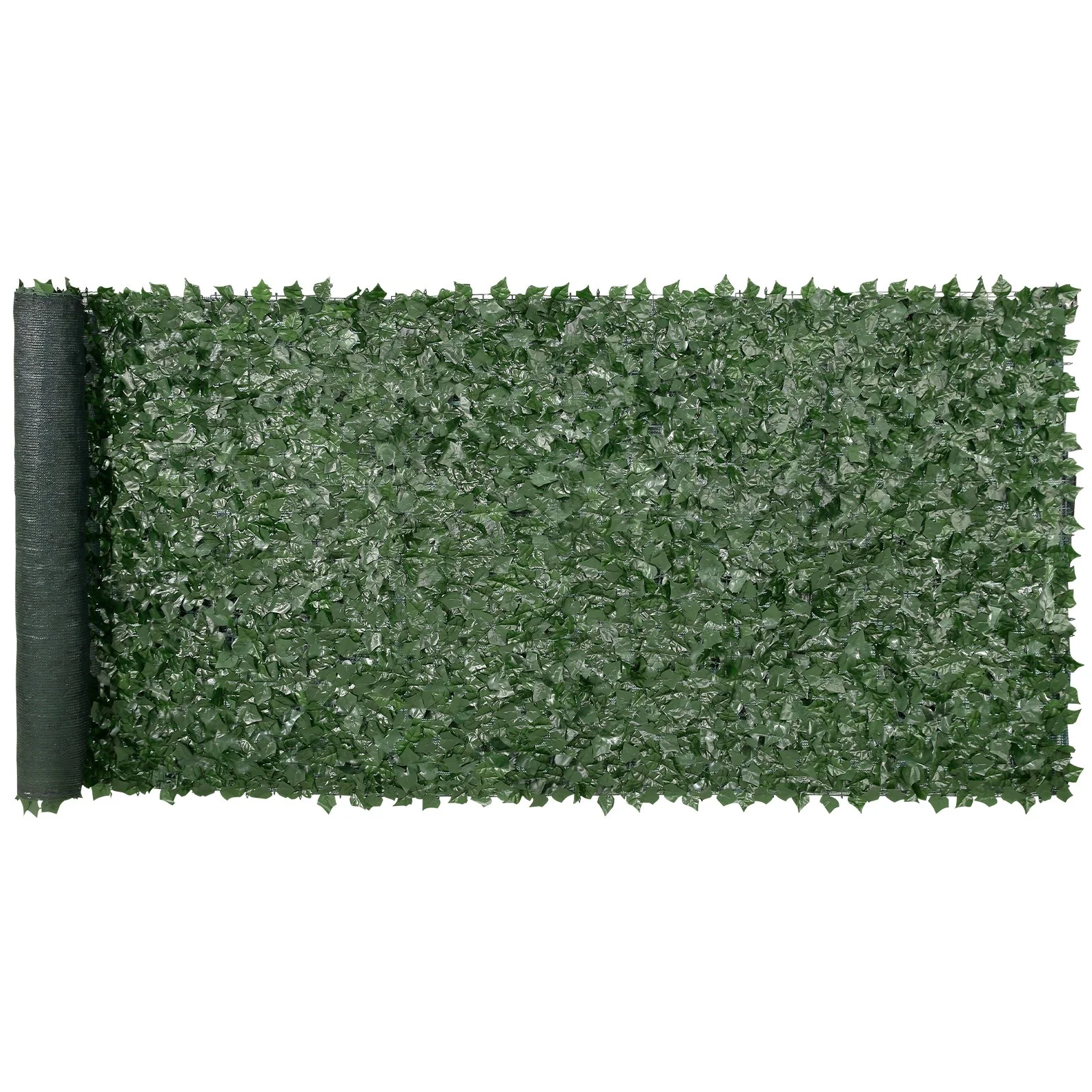 VEVOR Ivy Privacy Fence, 59 x 158in Artificial Green Wall Screen, Greenery Ivy Fence w/ Mesh Cloth Backing and Strengthened Joint, Faux Hedges Vine Leaf Decoration for Outdoor Garden, Yard, Balcony