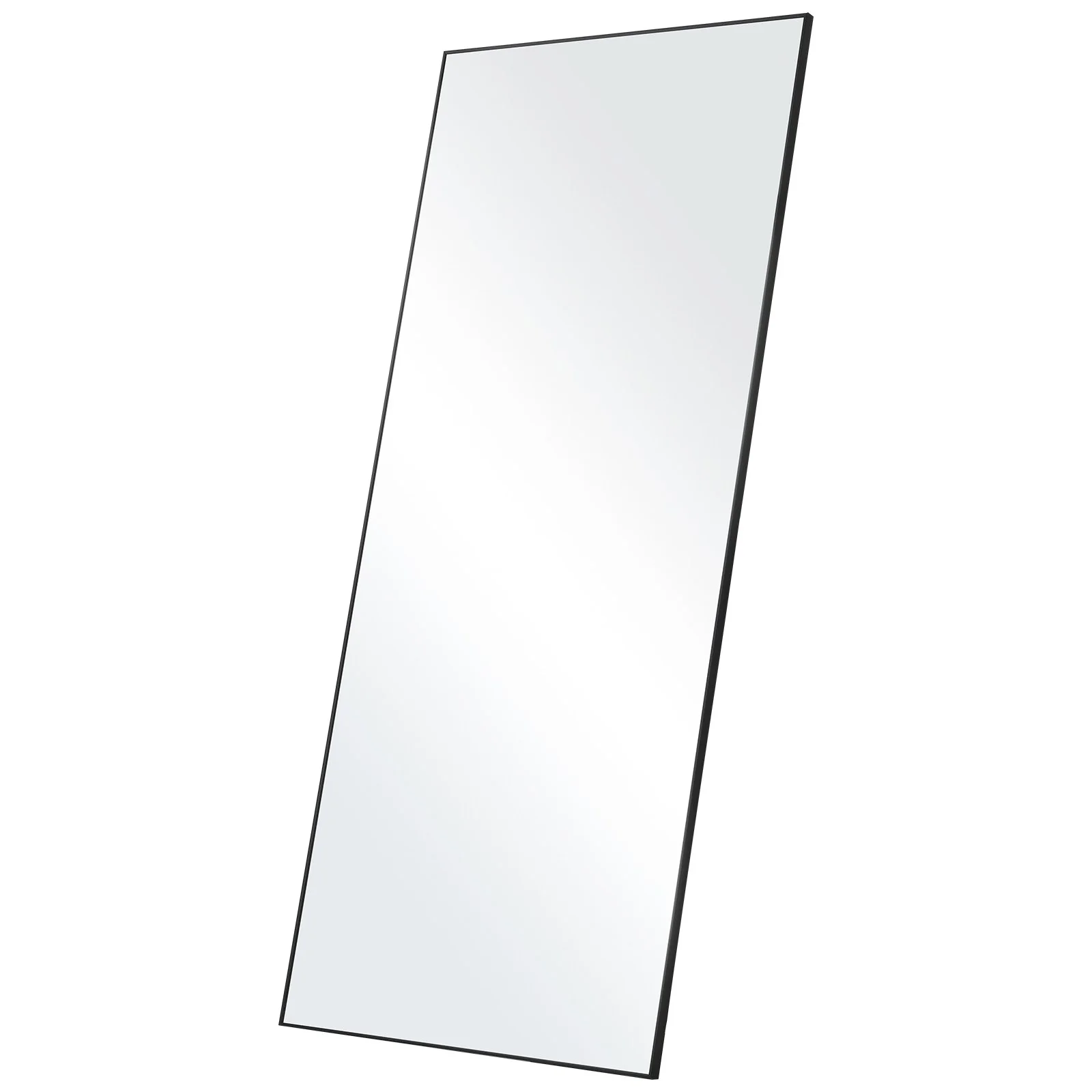 VEVOR Full Length Mirror, 1800x785 mm, Extra Large Standing Hanging or Leaning Rectangle Floor Mirror with Tempered Glass Aluminum Alloy Frame, Full Body Dressing Mirror for Living Room Bedroom, Black
