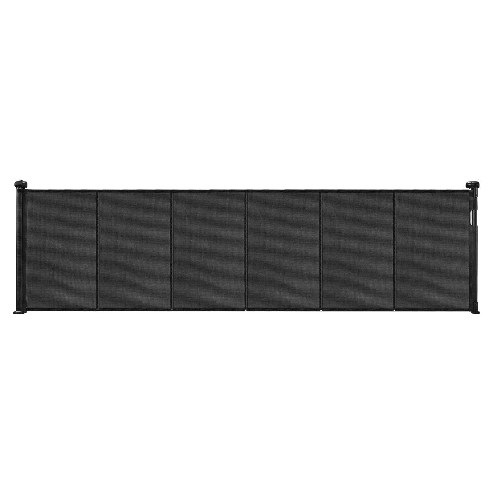Retractable Baby Gate, 870 mm Tall, Extends up to 2800 mm Wide, Retractable Gate for Kids or Pets, Mesh Material, Easy to Install for Indoor Stairs, Doorways, Hallways, Playrooms, Black
