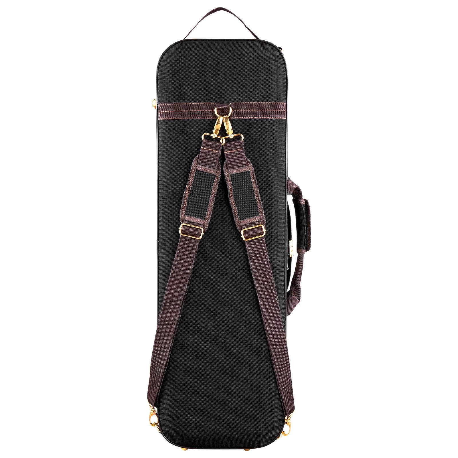 4/4 Full Size Violin Case, Built-in Hygrometer, Lightweight Portable Travel Carrying Bag, with Plush Lining, Shoulder Straps, Anti-Scratch, Profession