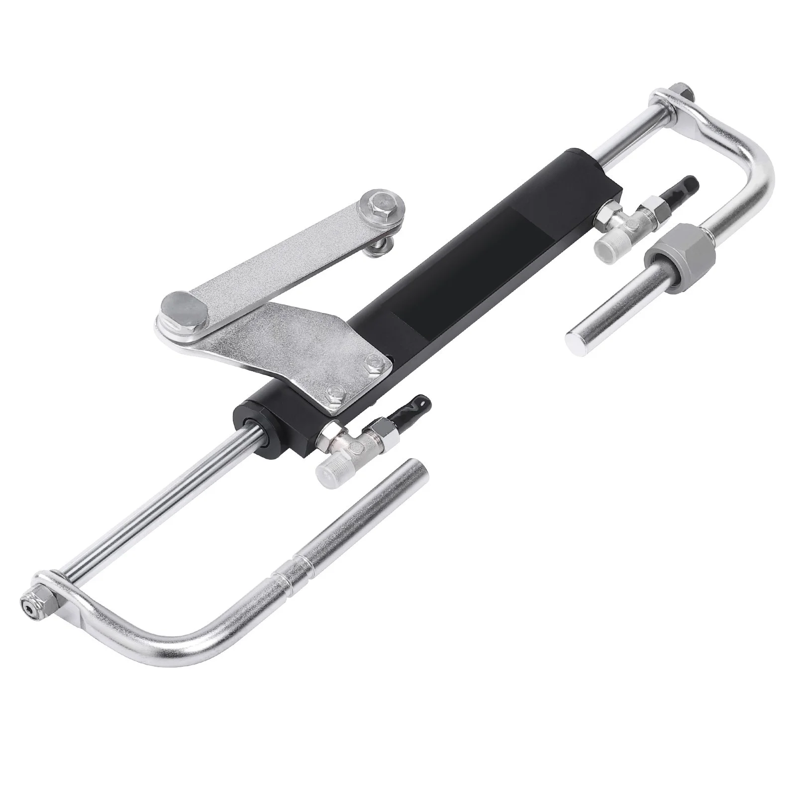 VEVOR Hydraulic Steering Kit 90HP Hydraulic Outboard Steering Kit with Helm Pump Cylinder Marine Steering System Kit