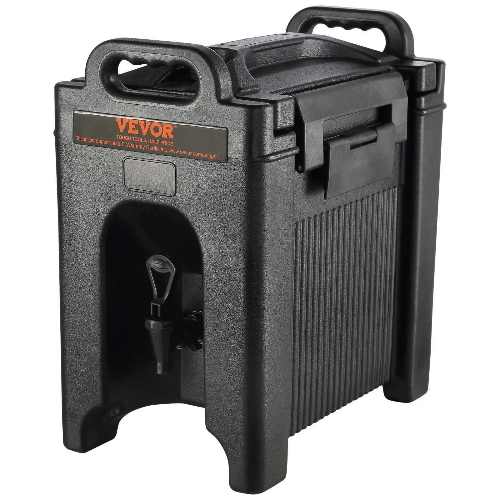 VEVOR Insulated Beverage Dispenser, 9.5 L, Food-grade LDPE Hot and Cold Beverage Server, Thermal Drink Dispenser Cooler with 23 mm PU Layer Two-Stage Faucet Handle, for Restaurant Drink Shop