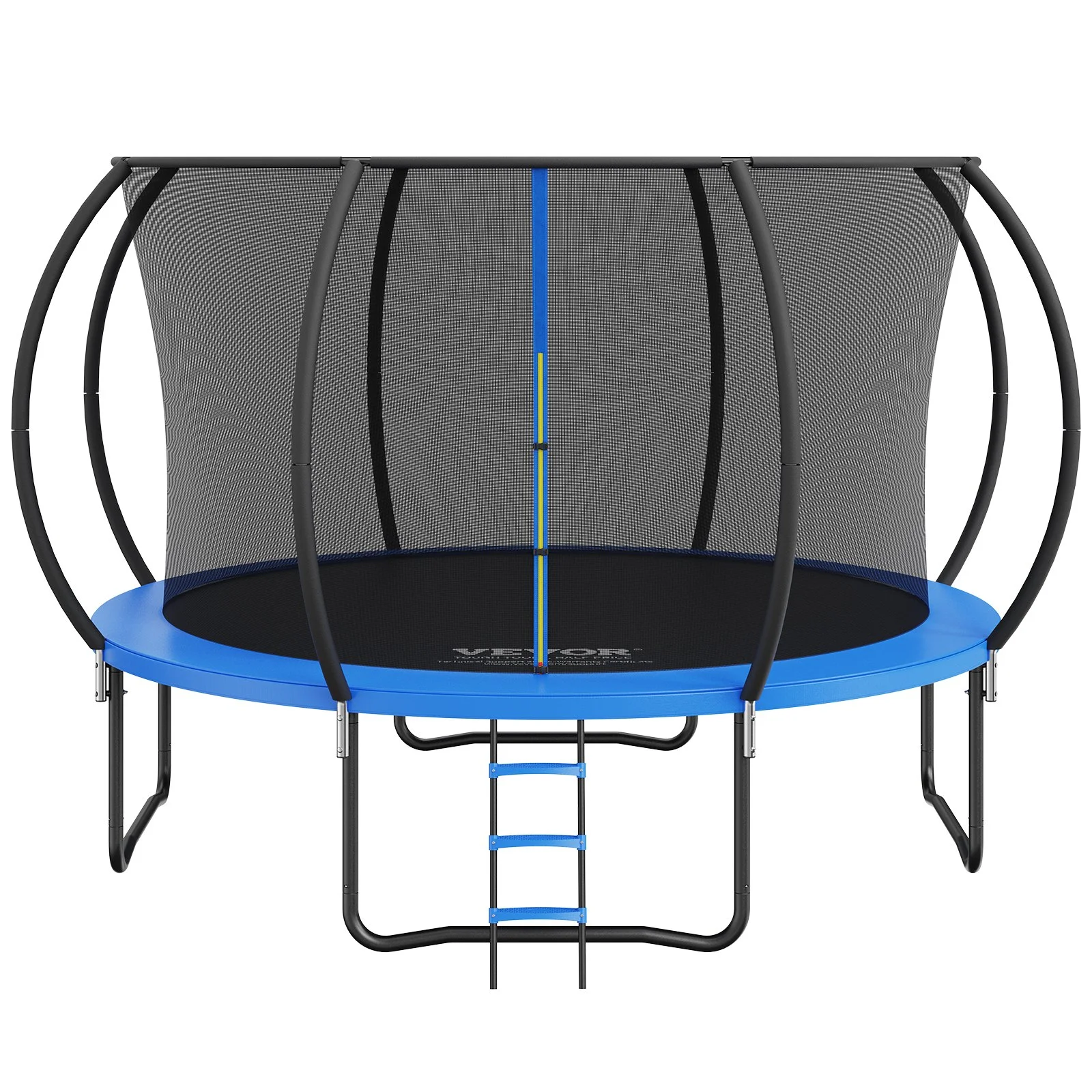 VEVOR 3.66m Trampoline, 181 kg Trampoline with Enclosure Net, Ladder, and Curved Pole, Heavy Duty Trampoline with Jumping Mat and Spring Cover Padding, Outdoor Recreational Trampolines for Kids Adults