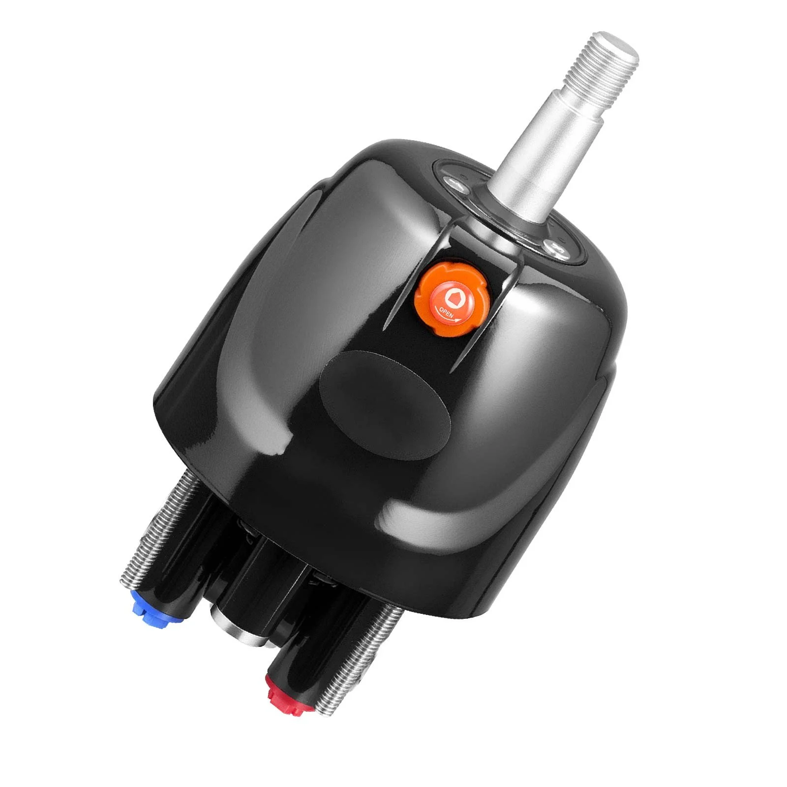 VEVOR Hydraulic Steering Kit, 150 HP, Marine Boat Hydraulic Steering System, with 6.9 MPa/1000 psi Helm Pump, Two-Way Lock Cylinder, and 6 m High-Strength Hoses, for Single Station, Single-Engine Use