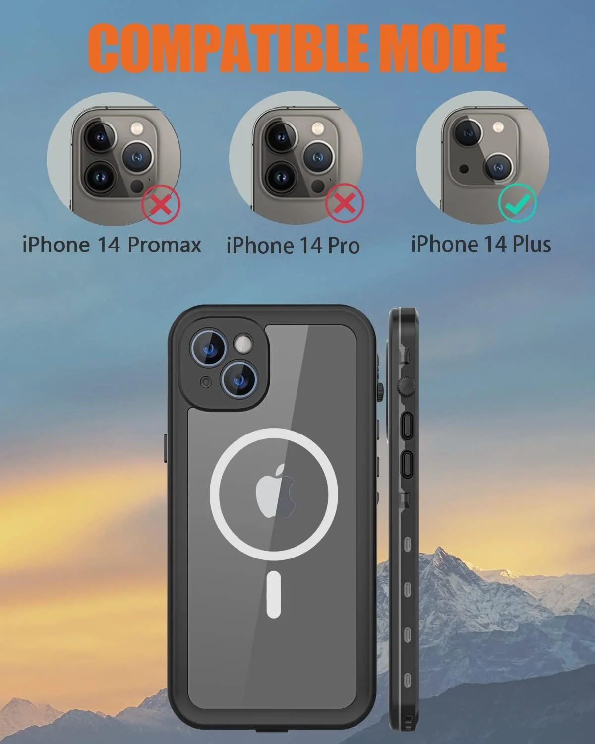 iPhone 14 Plus Waterproof Case