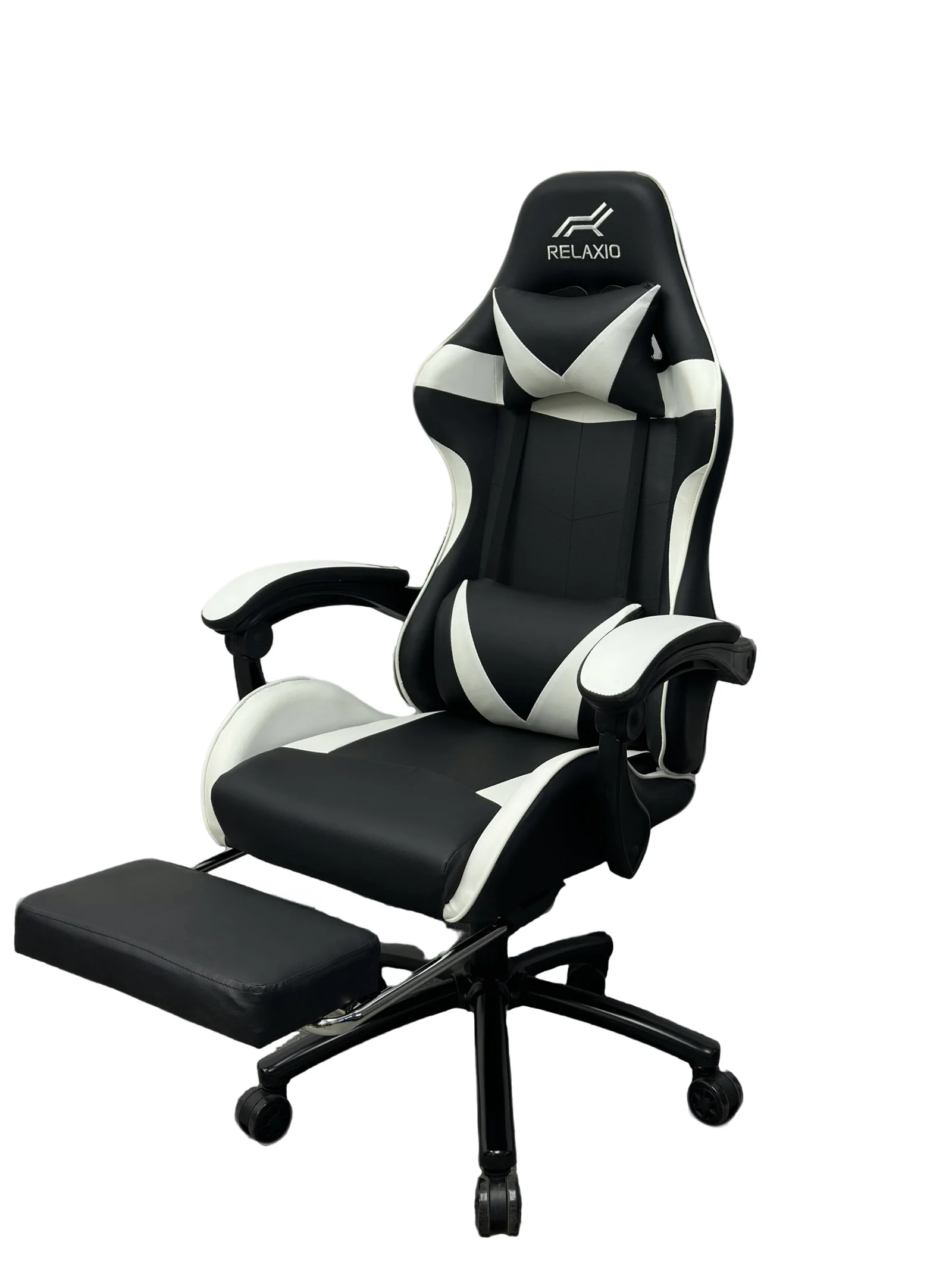 Gaming Chair With Headrest and Foot Rest - Pink