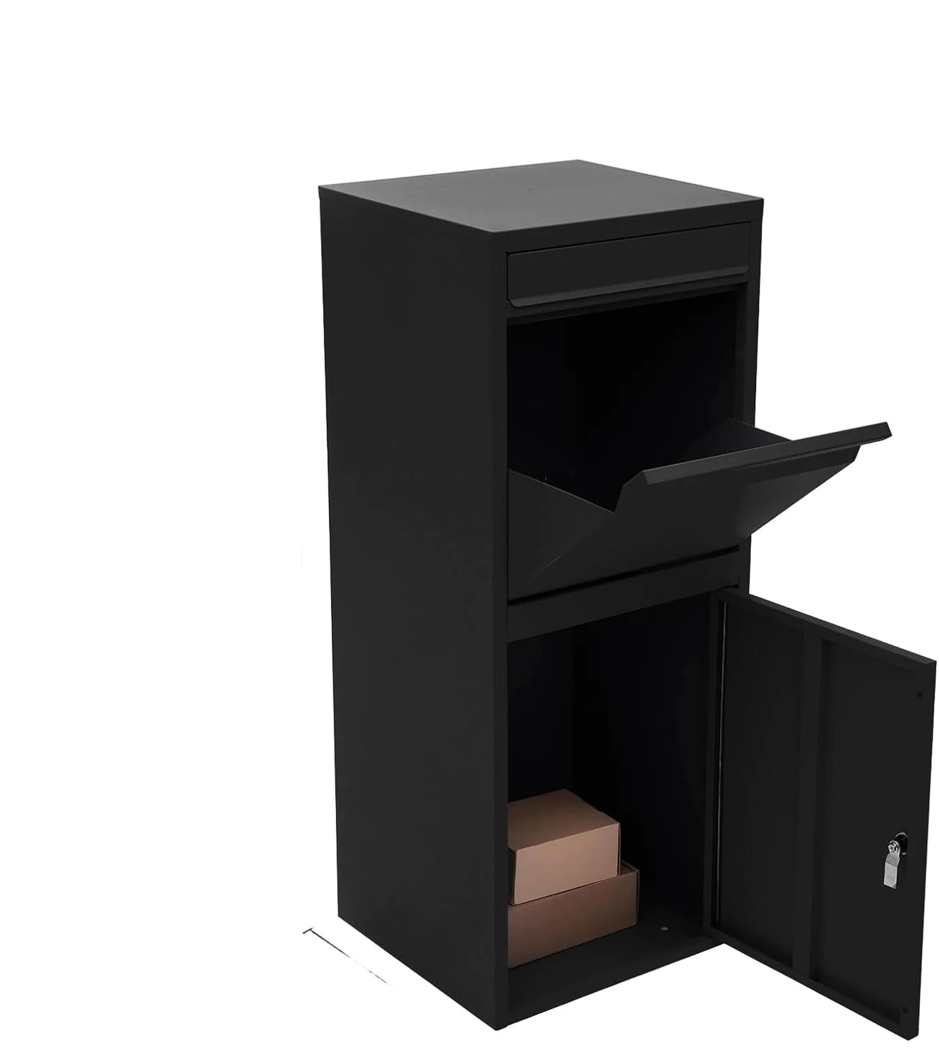 Big Outdoor Mailbox Parcelbox Pillar Letterbox 410x380x1200mm