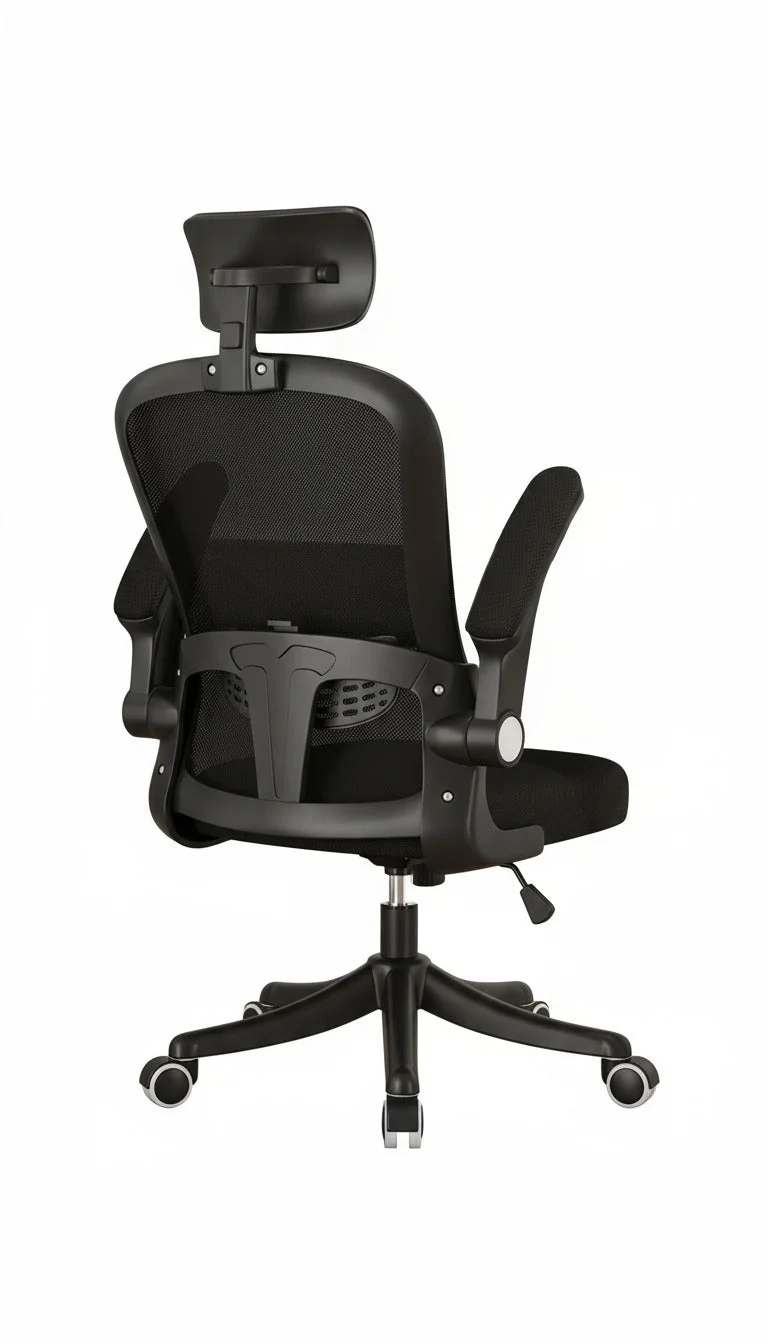 Office Chair Swivel Ergonomic Office Chair With Back Support - Black
